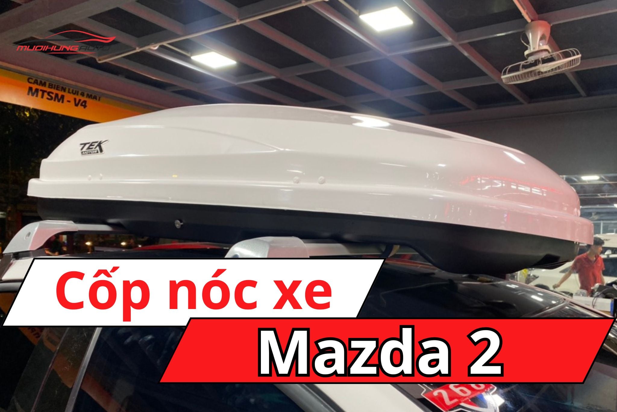 Cốp để đồ nóc xe Mazda 2