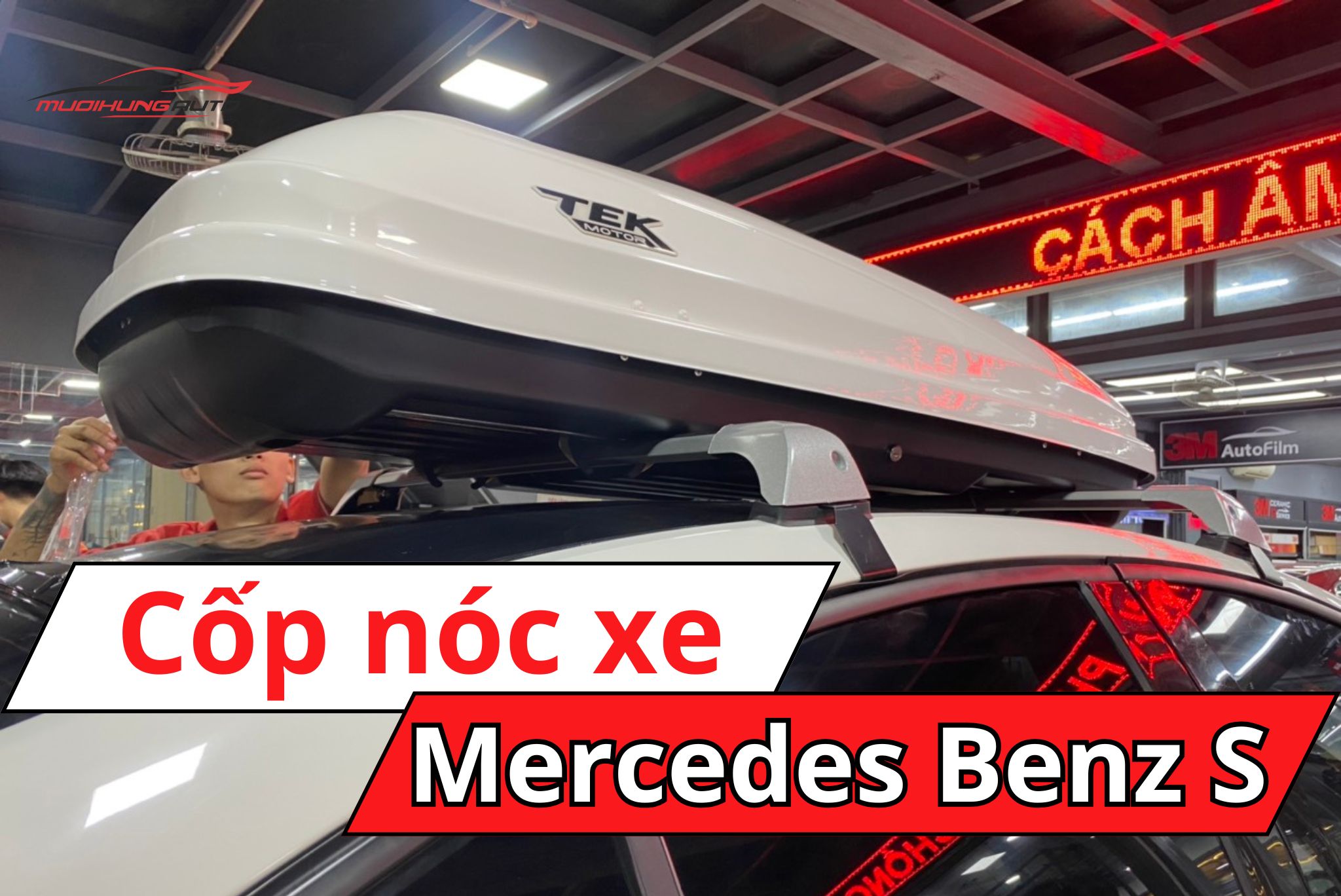 Cốp nóc cho xe Mercedes Benz S