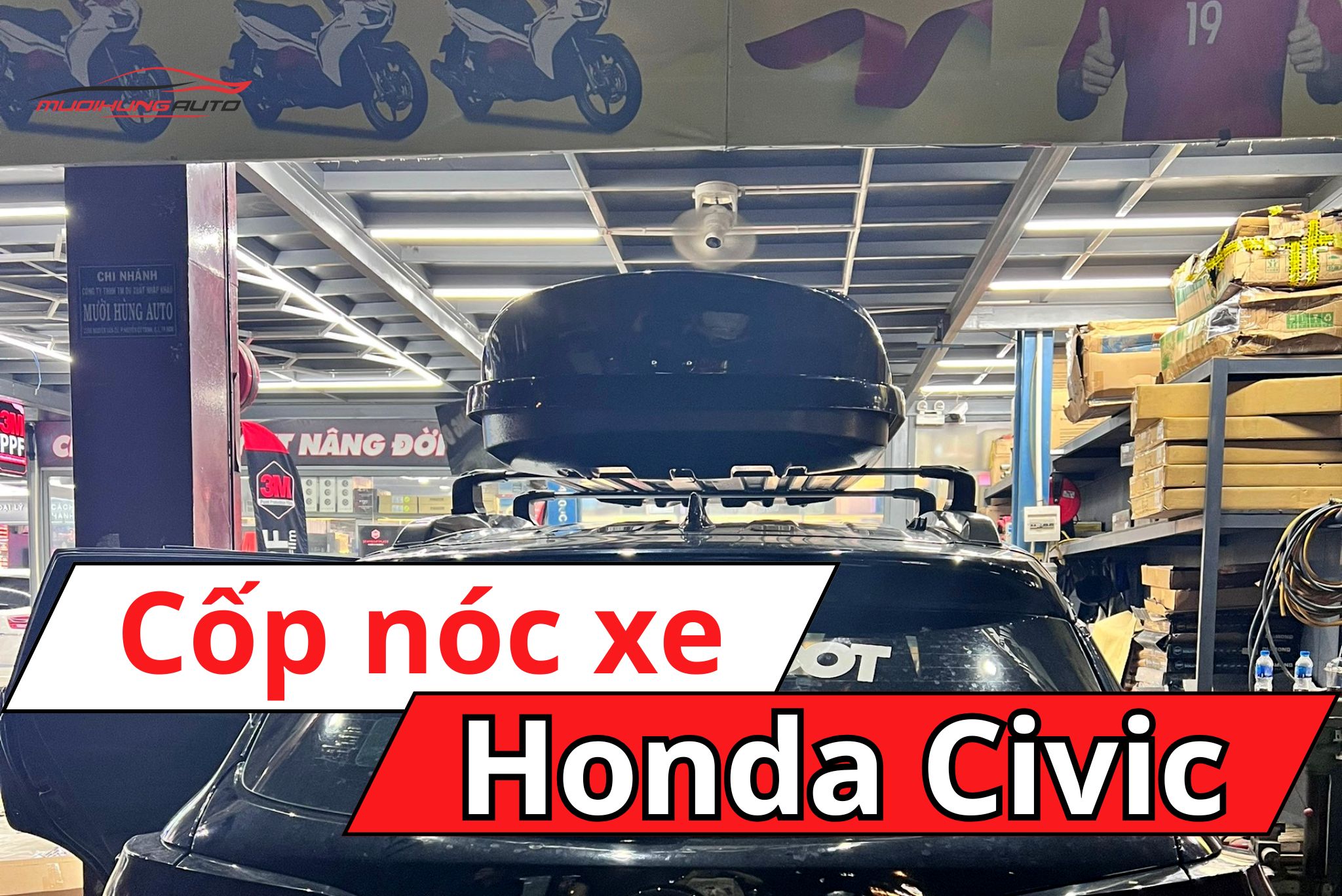 Cốp nóc ô tô Honda Civic