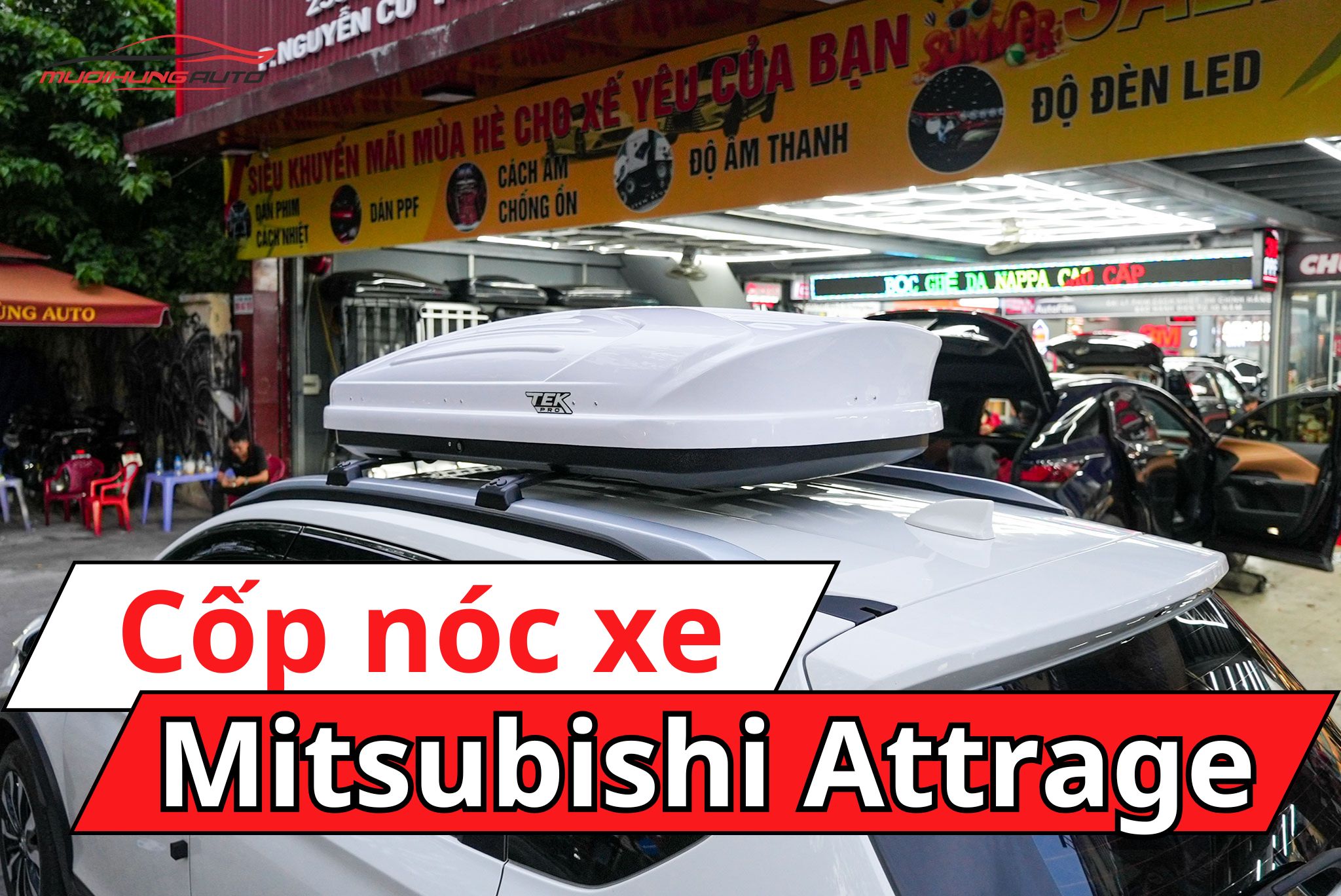 Cốp nóc ô tô Mitsubishi Attrage