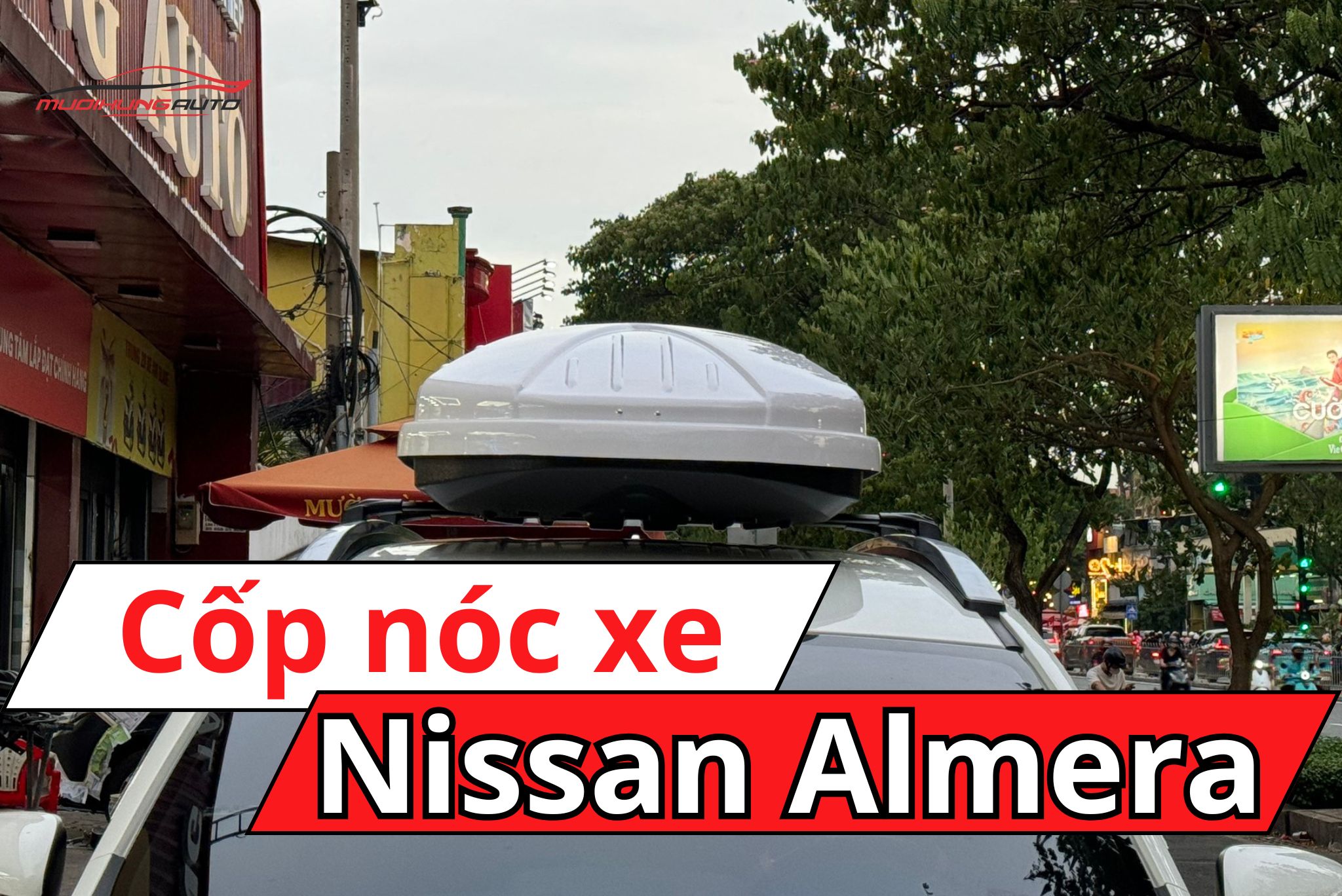 Cốp nóc ô tô Nissan Almera