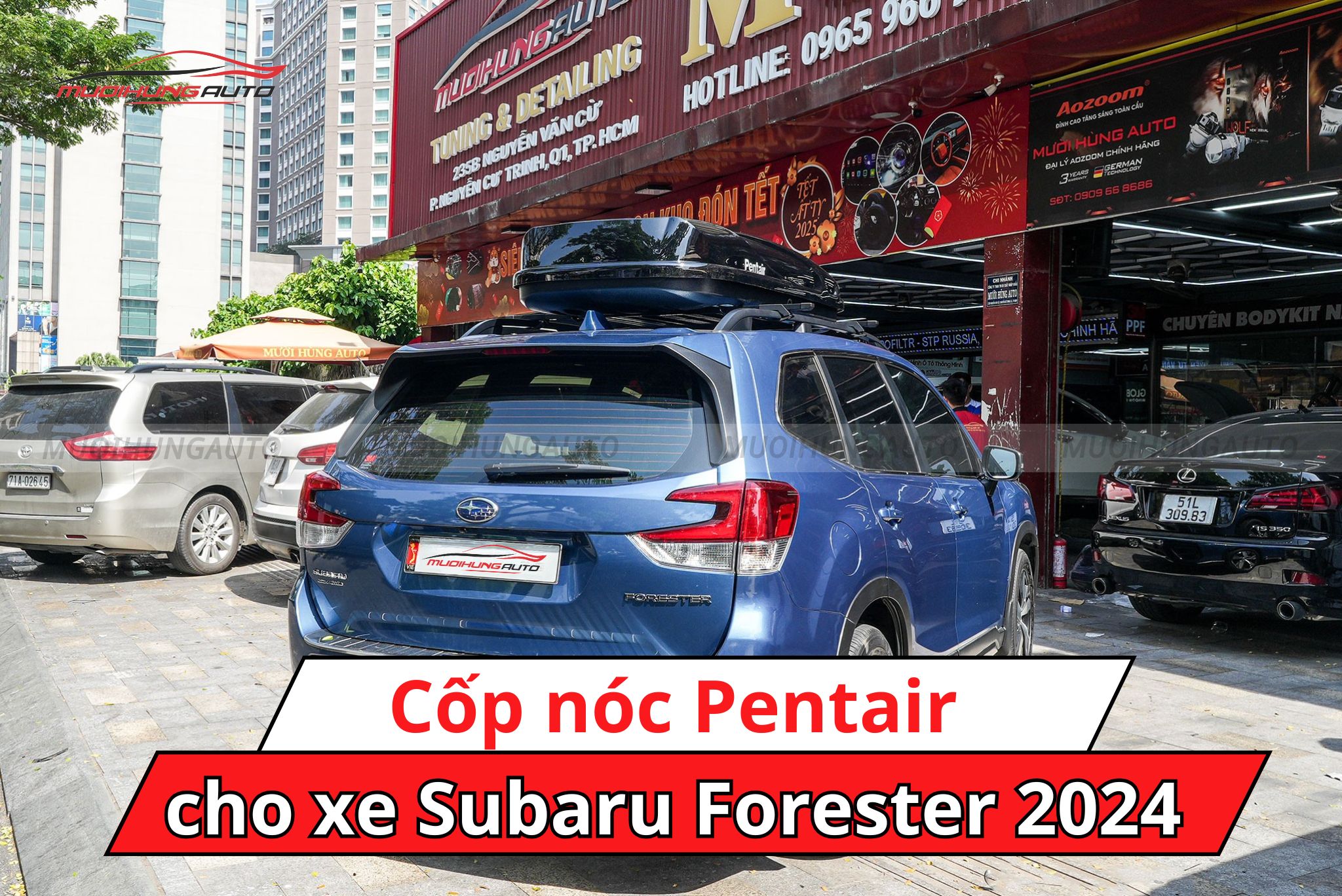 Cốp nóc ô tô Pentair cho xe Subaru Forester 2024