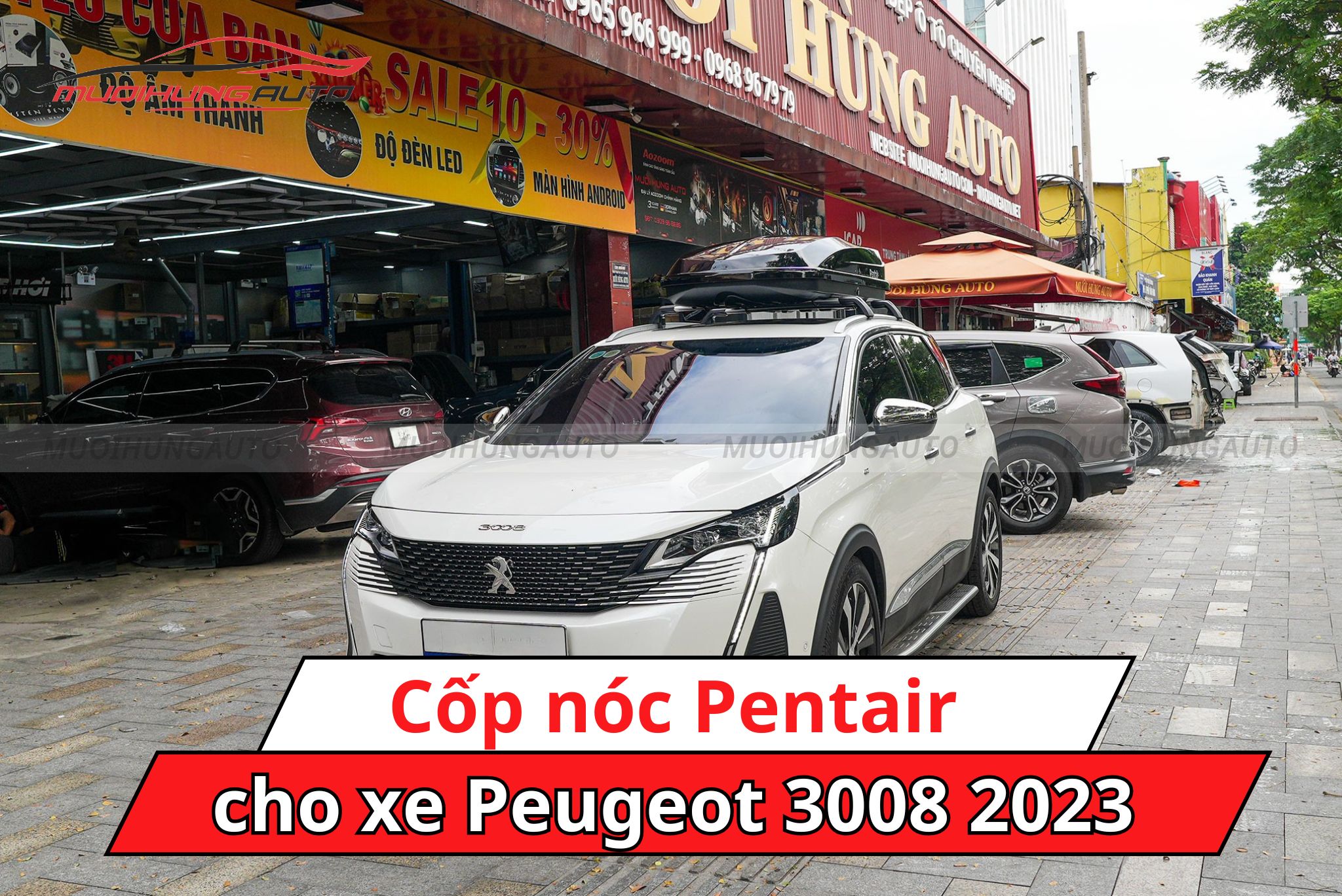 Cốp nóc Pentair cho ô tô Peugeot 3008 2023