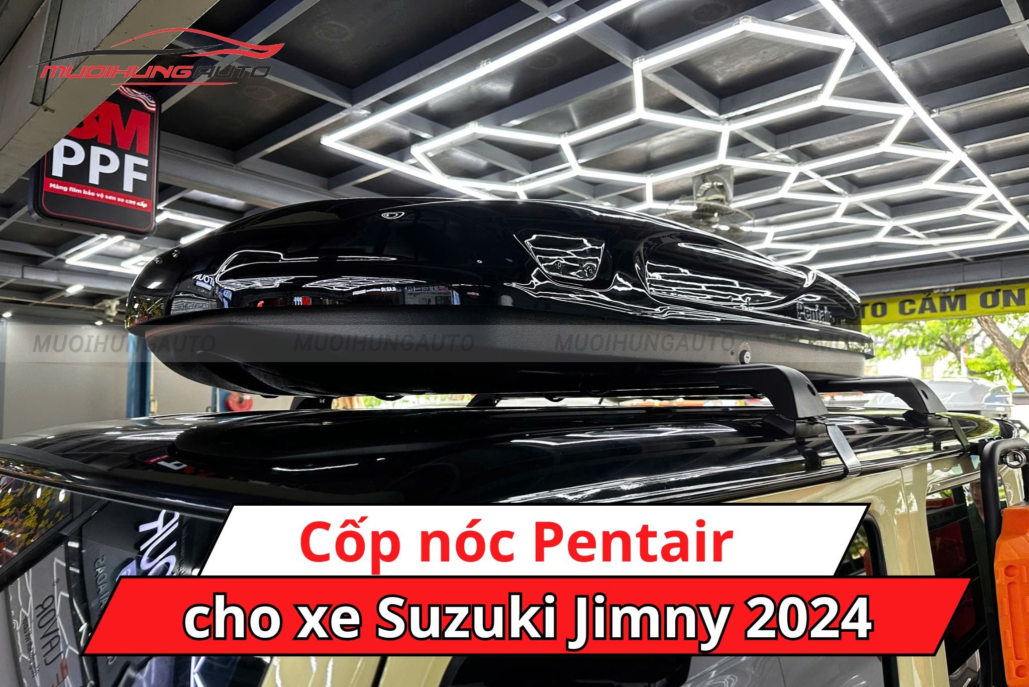 Cốp nóc Pentair cho Suzuki Jimny 2024