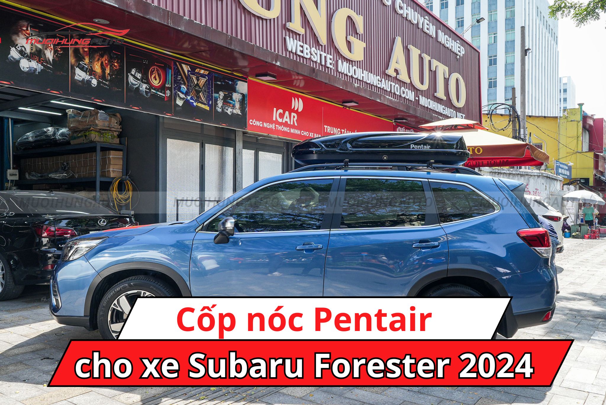 Cốp nóc Pentair cho xe Subaru Forester 2024