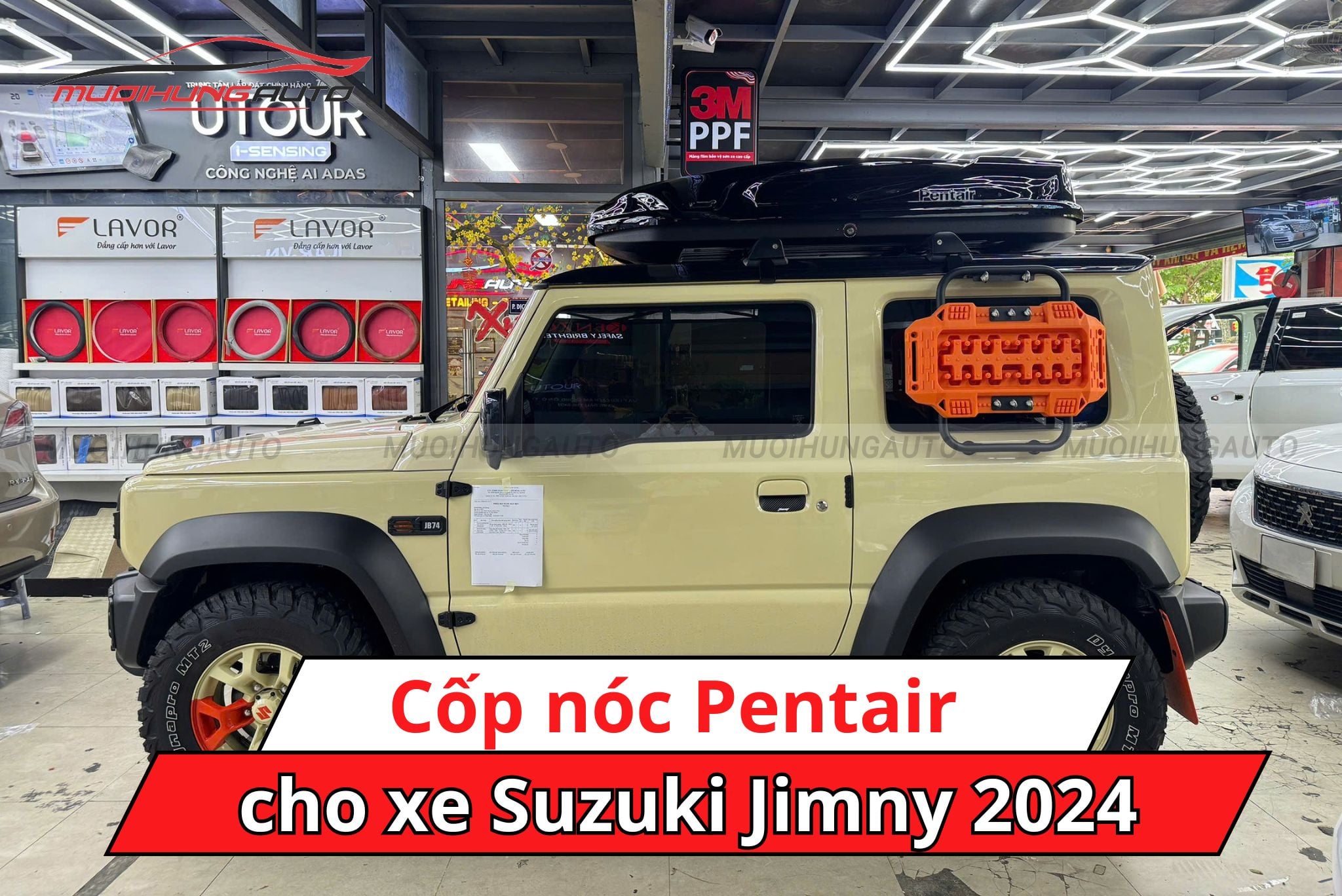 Cốp nóc Pentair cho xe Suzuki Jimny 2024