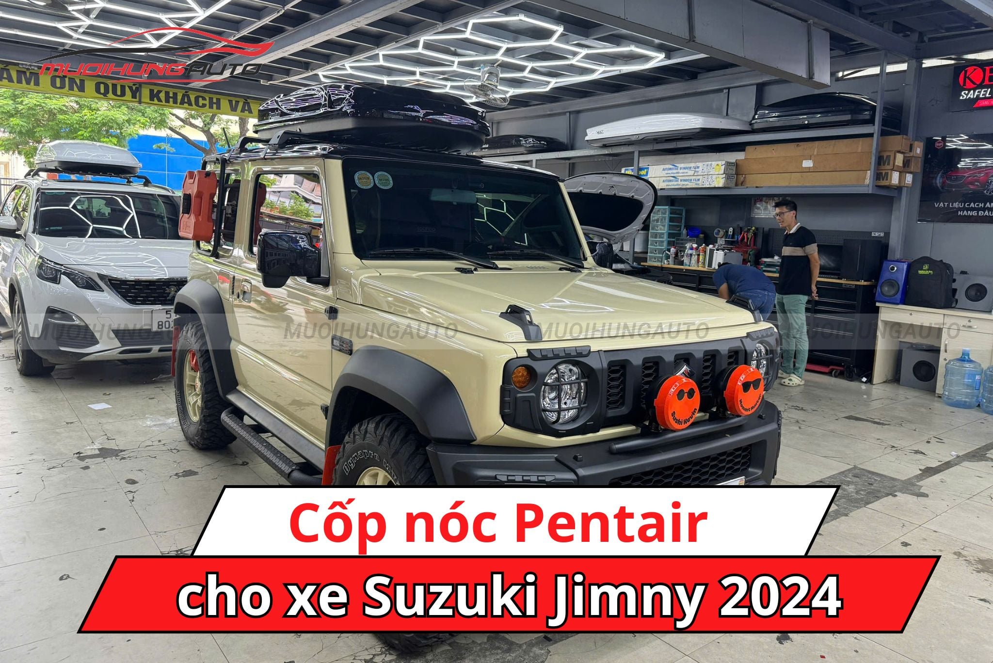 Cốp nóc Pentair xe Suzuki Jimny 2024