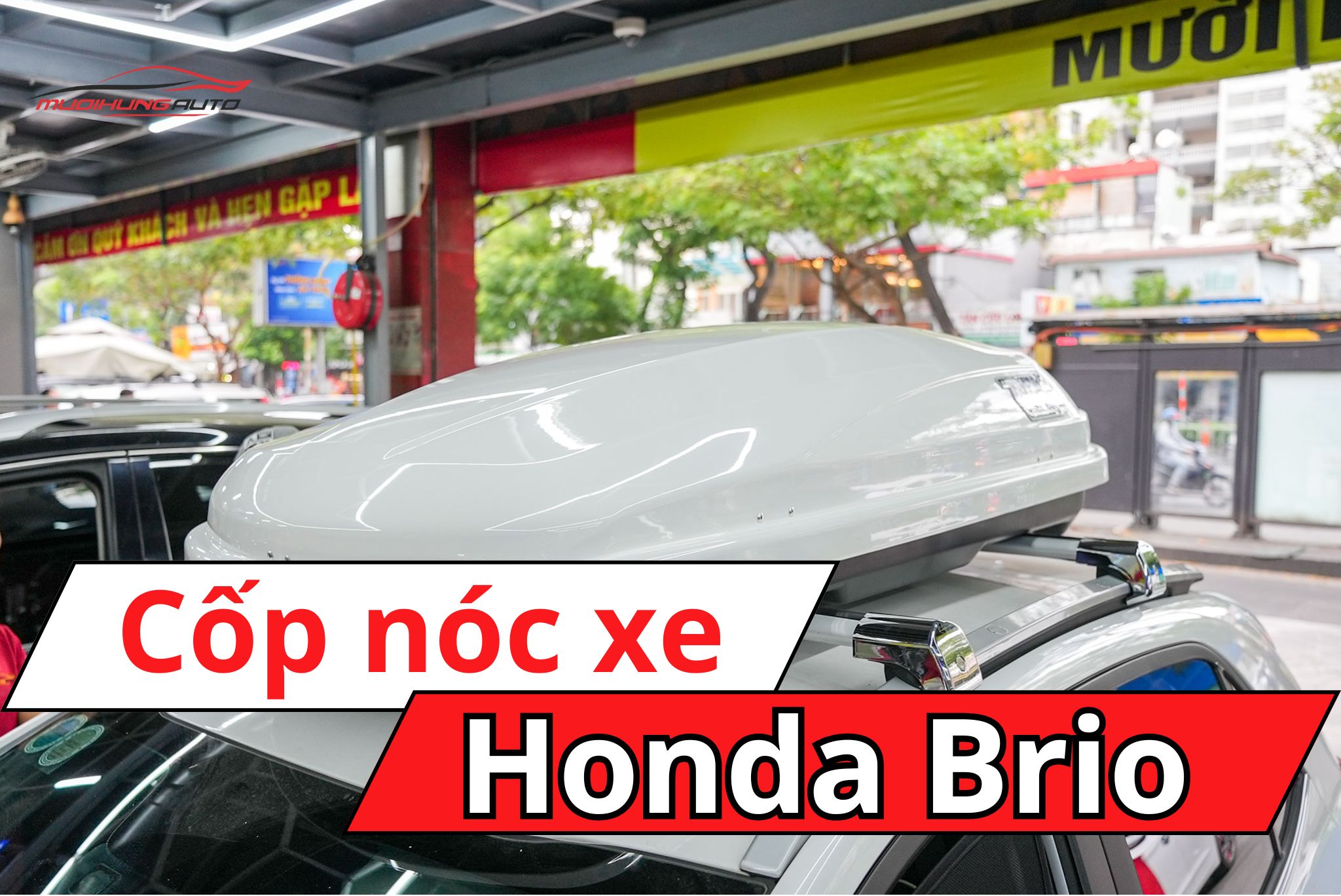 Cốp nóc phi thuyền Honda Brio