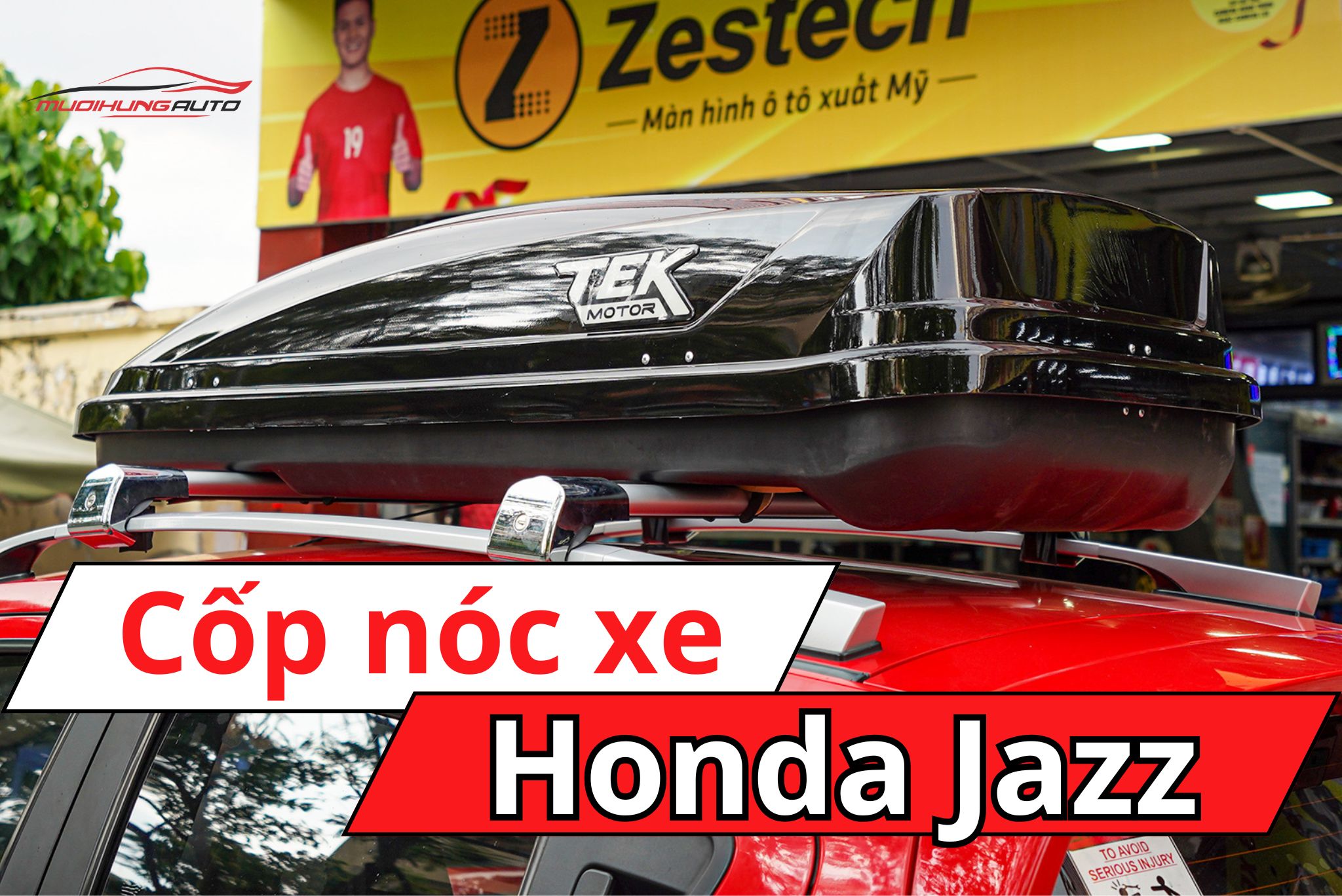 Cốp nóc phi thuyền Honda Jazz