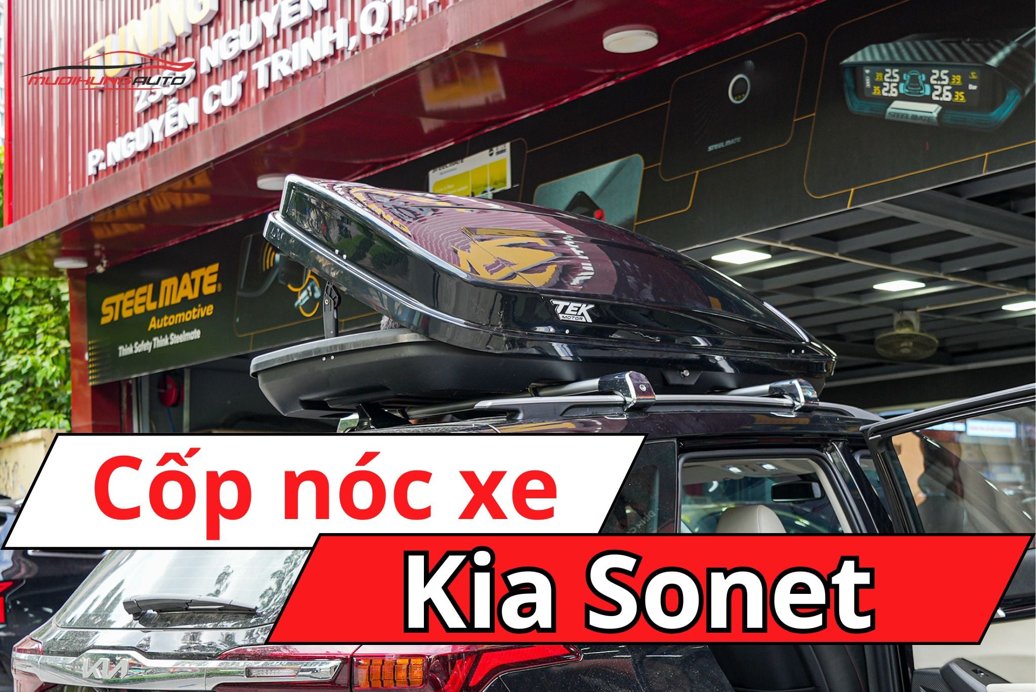 Cốp nóc phi thuyền Kia Sonet