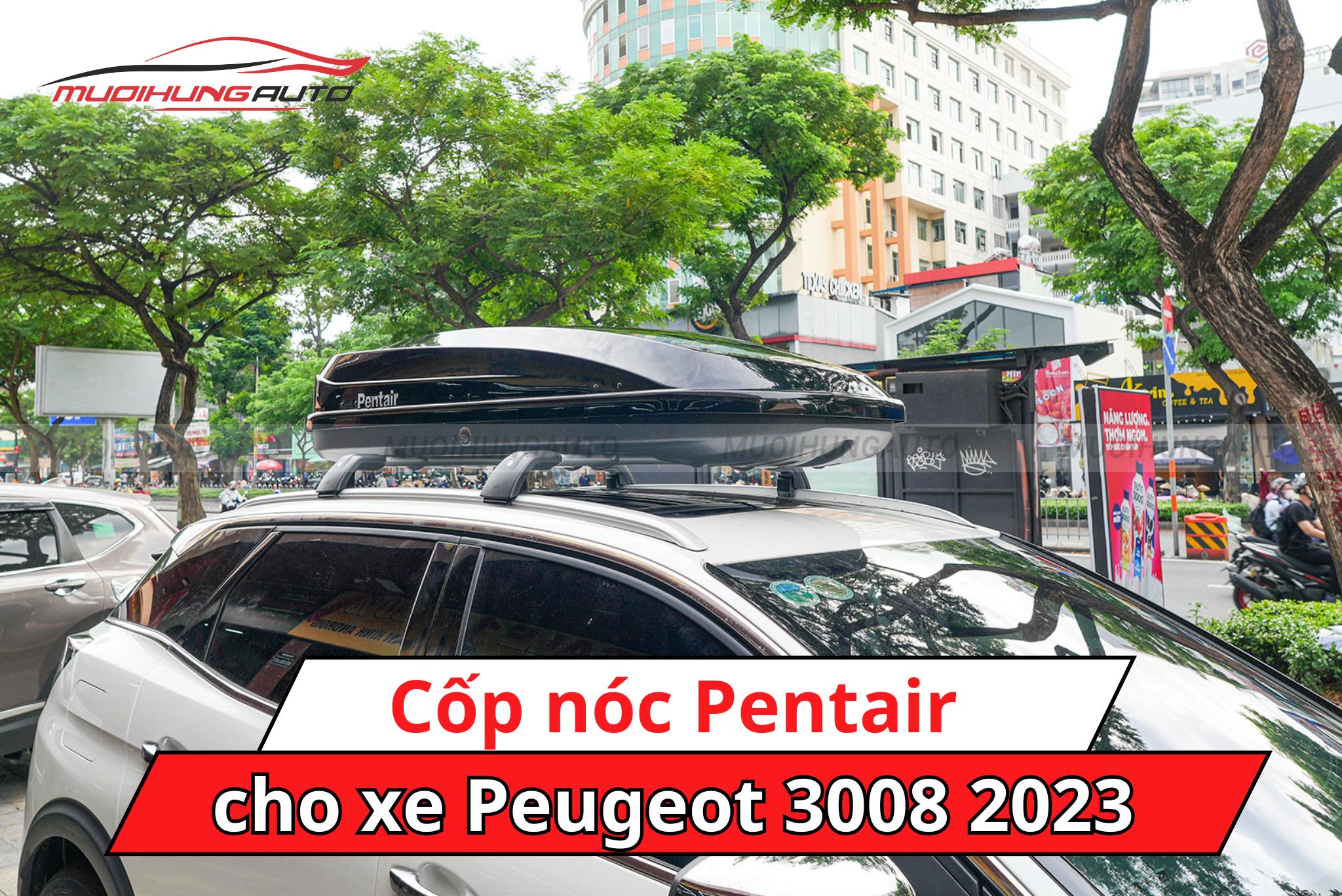 Cốp nóc phi thuyền Pentair cho Peugeot 3008 2023