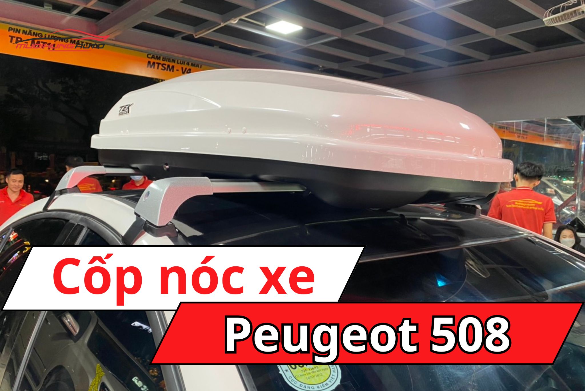 Cốp nóc phi thuyền Peugeot 508