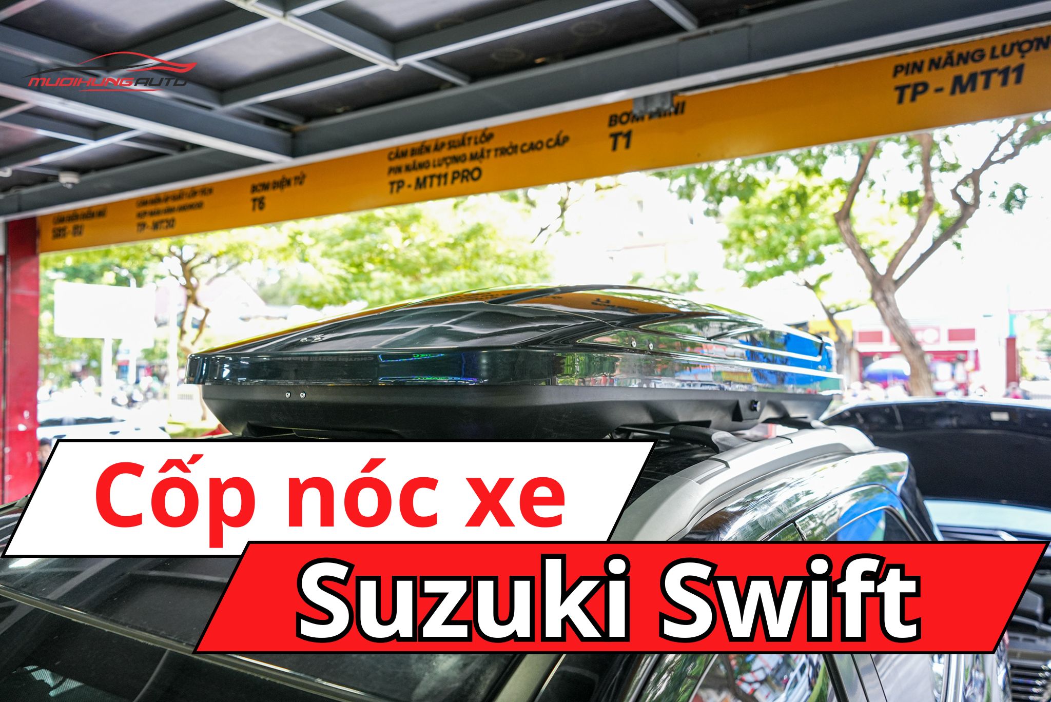 Cốp nóc phi thuyền Suzuki Swift