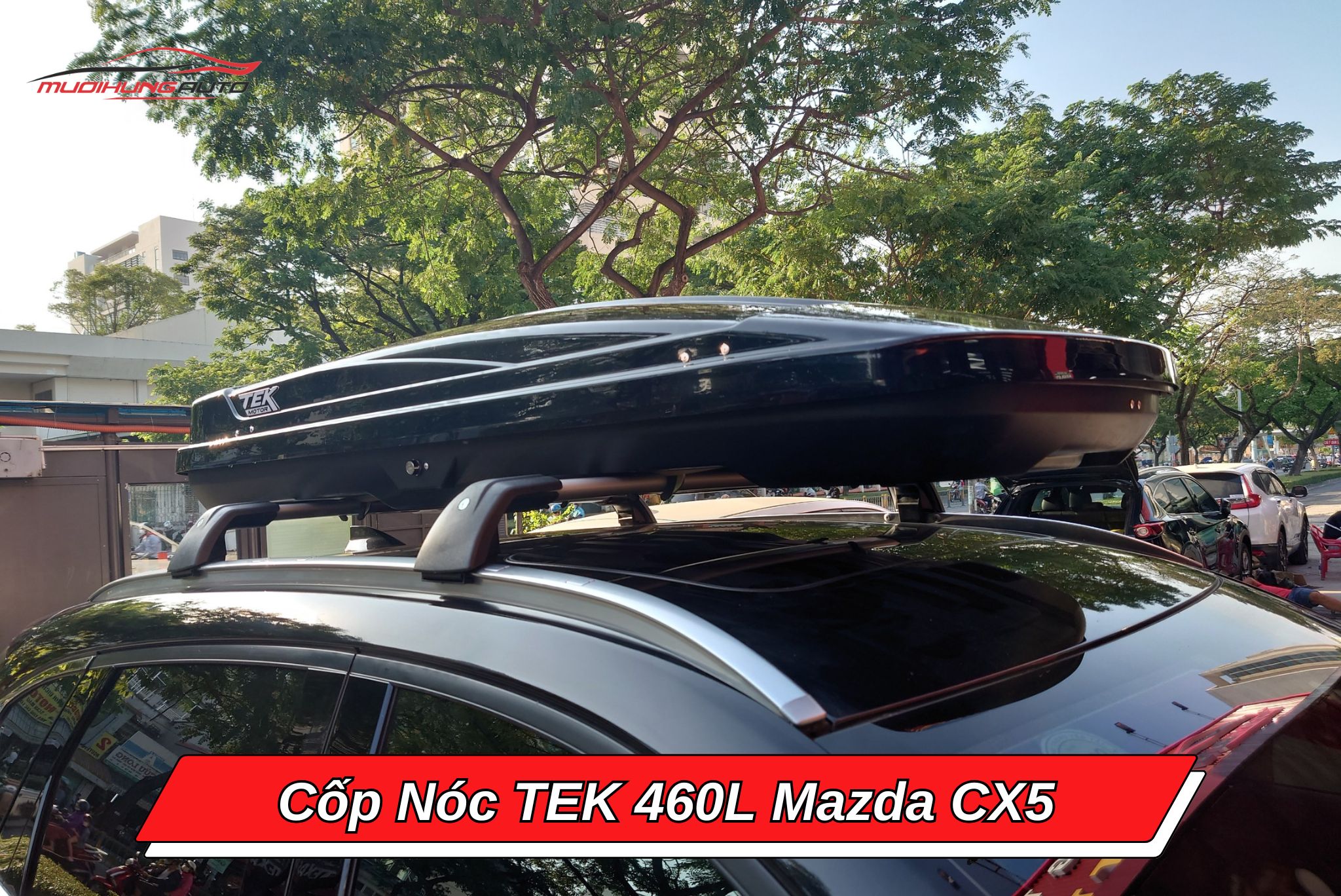 Cốp nóc phi thuyền TEK 460l cho Mazda CX5