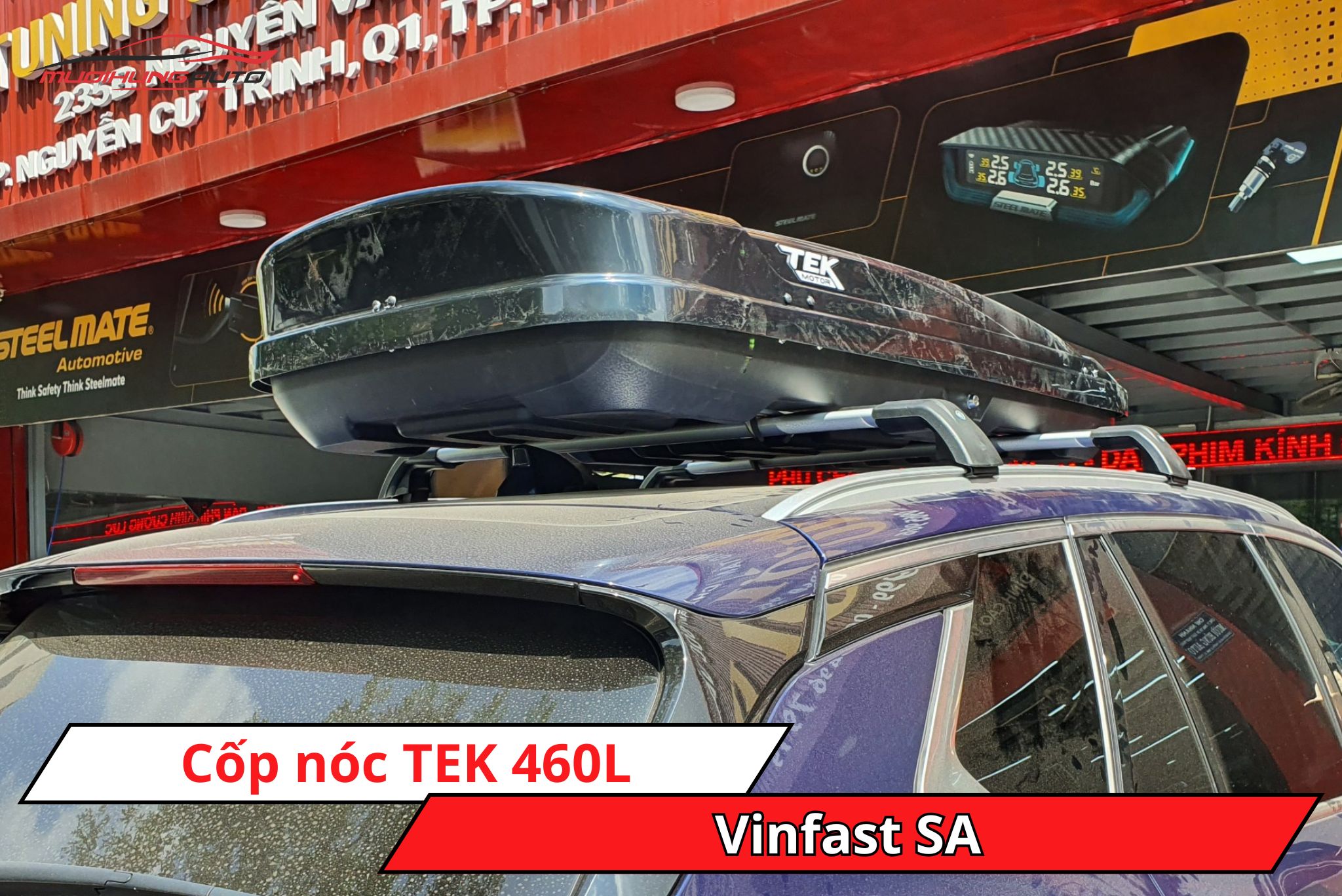 Cốp nóc phi thuyền TEK 460L cho Vinfast SA