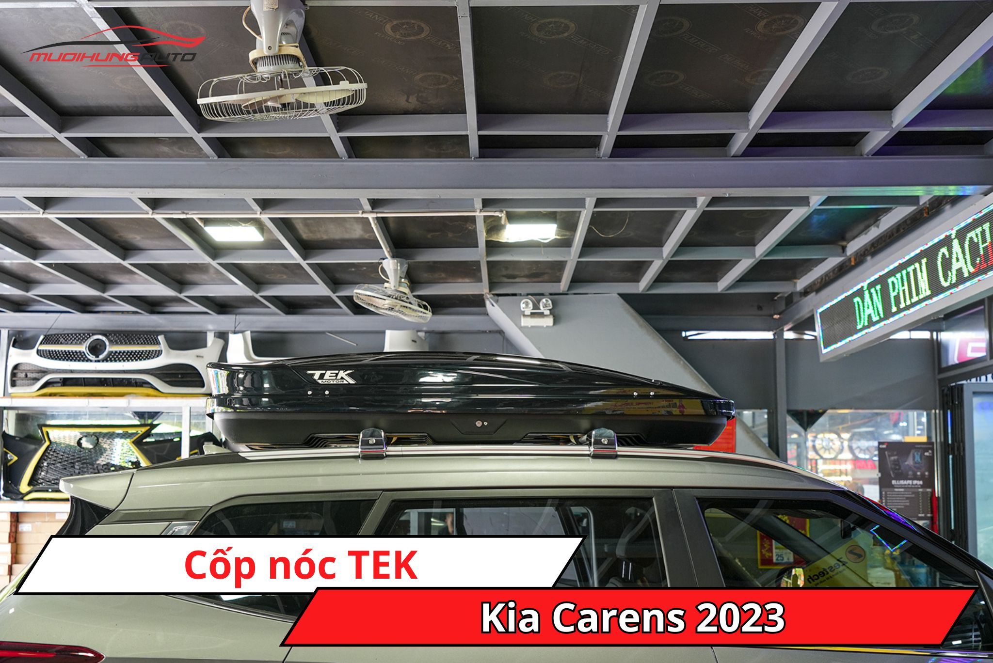 Cốp nóc phi thuyền TEK cho Kia Carens 2023