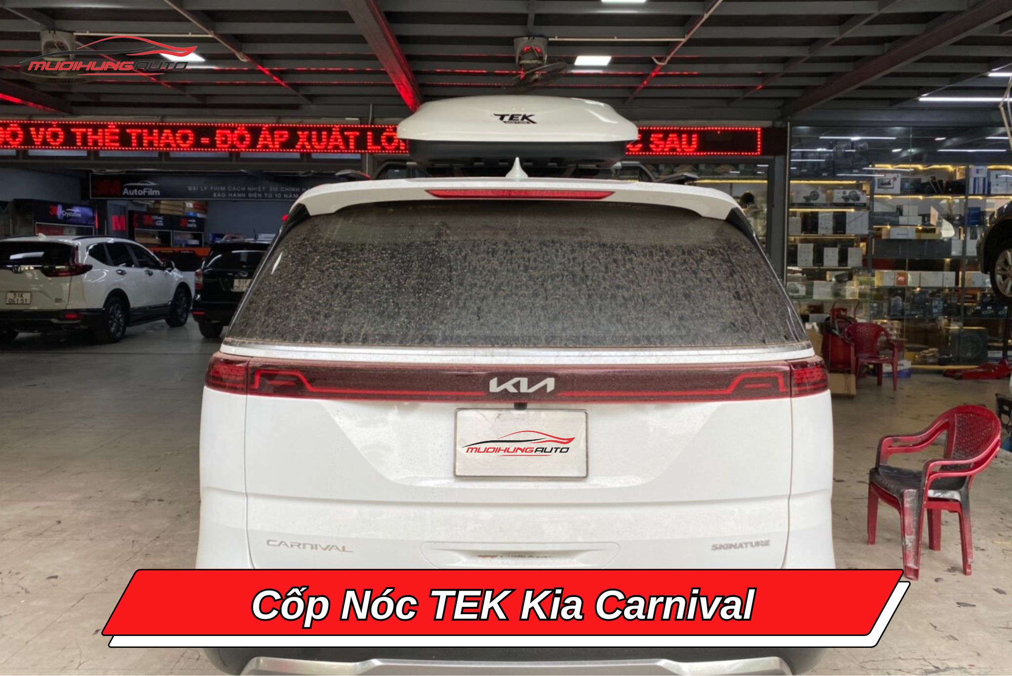 Cốp nóc phi thuyền TEK cho Kia Carnival
