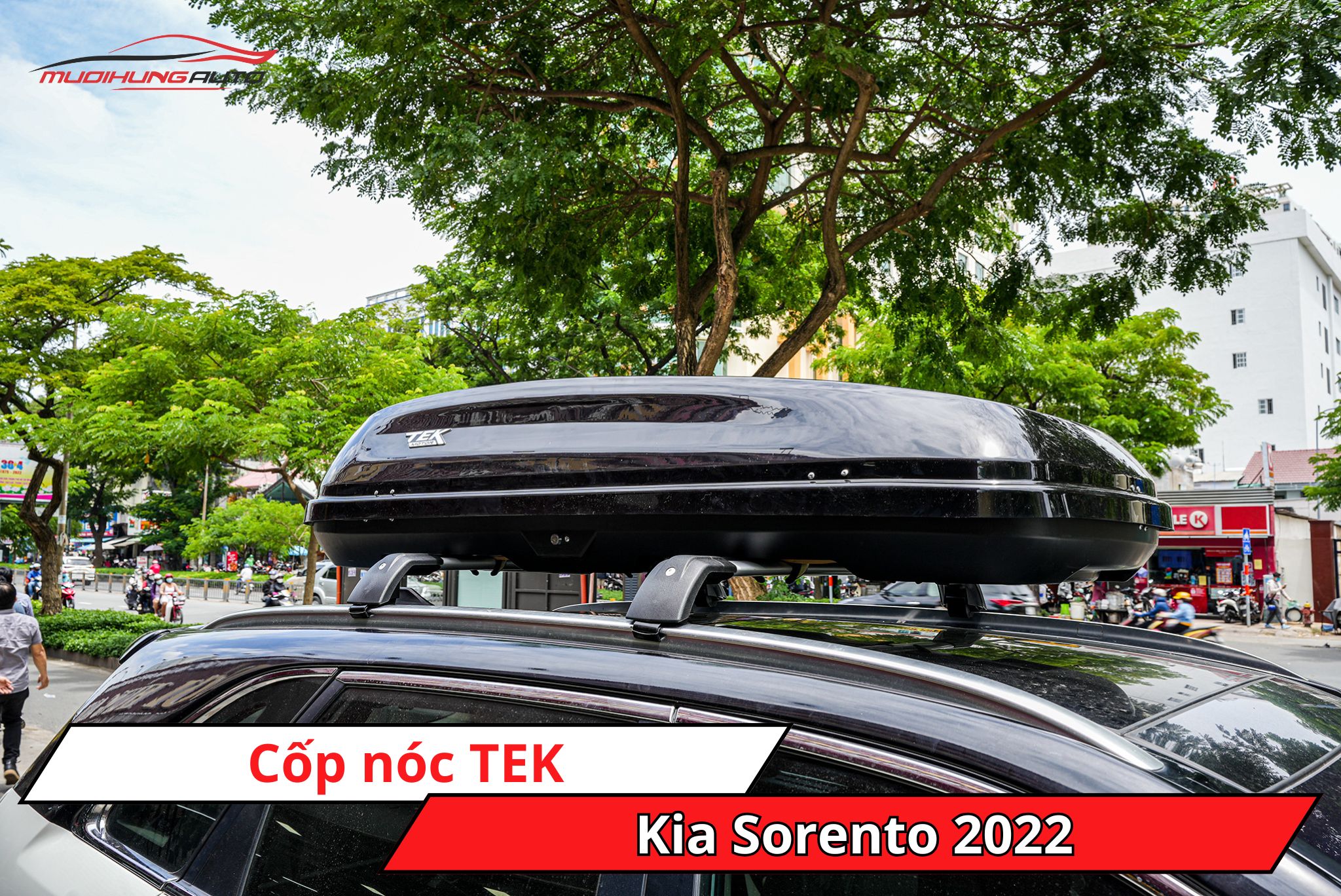 Cốp nóc phi thuyền TEK cho Kia Sorento 2022
