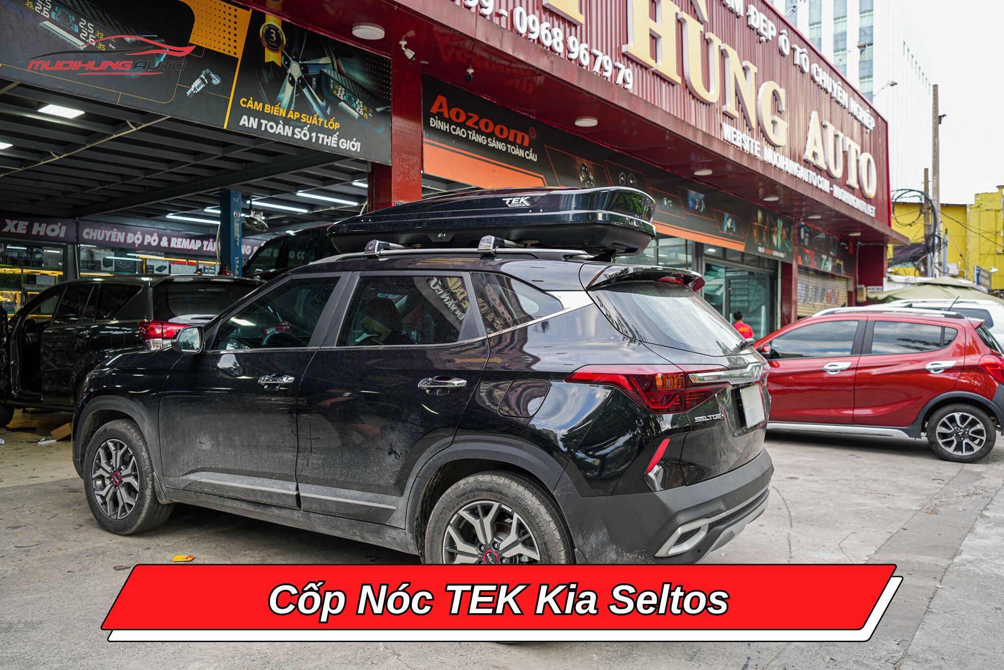 Cốp nóc phi thuyền TEK cho ô tô Kia Seltos