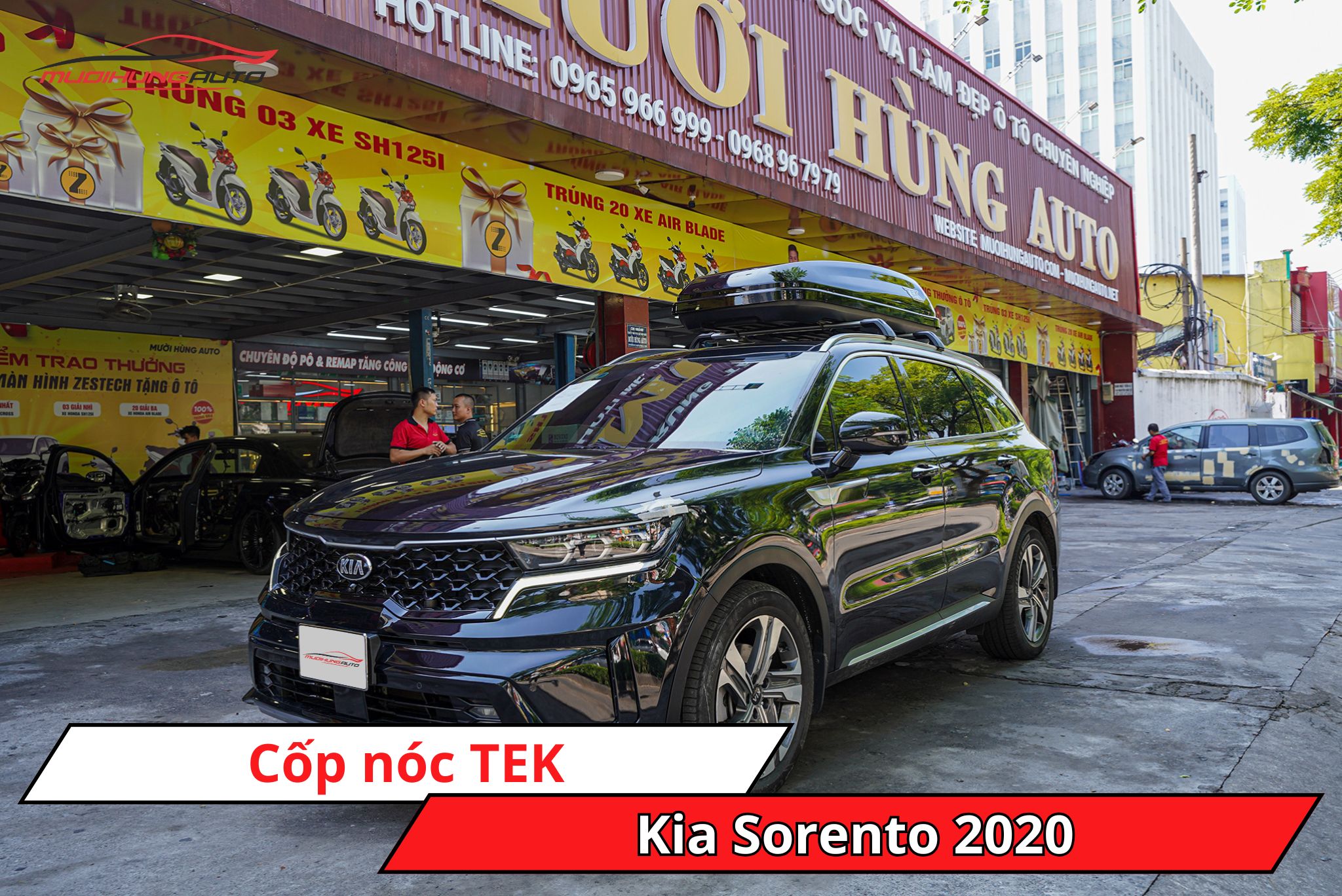 Cốp nóc phi thuyền TEK cho ô tô Kia Sorento 2020