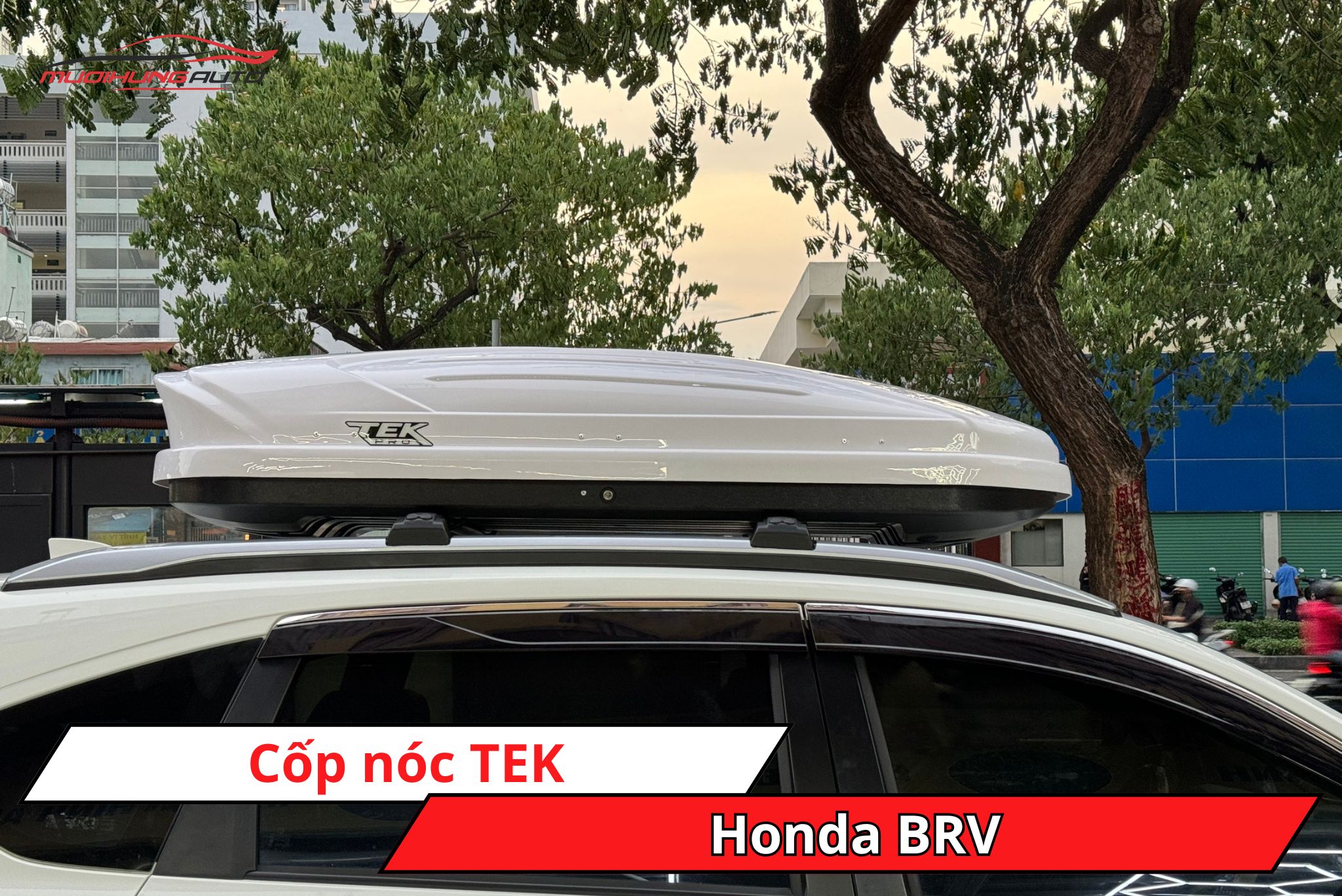 Cốp nóc phi thuyền TEK cho xe Honda BRV