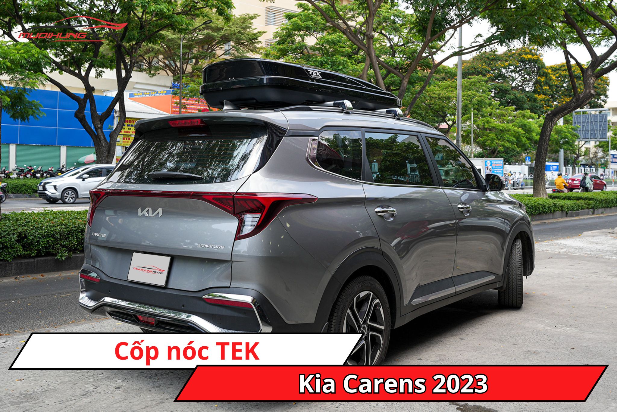 Cốp nóc phi thuyền TEK cho xe Kia Carens 2023