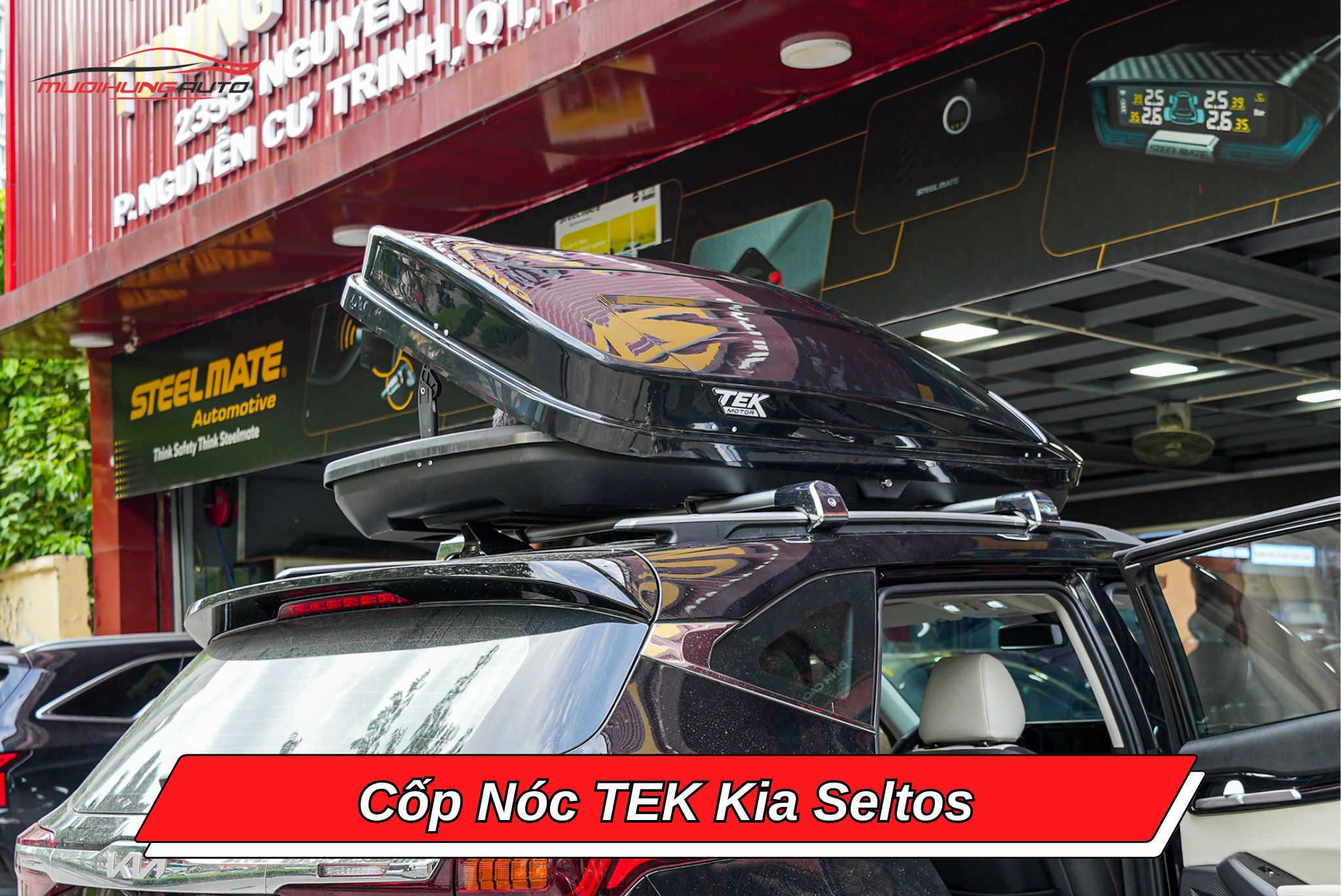 Cốp nóc phi thuyền TEK cho xe Kia Seltos