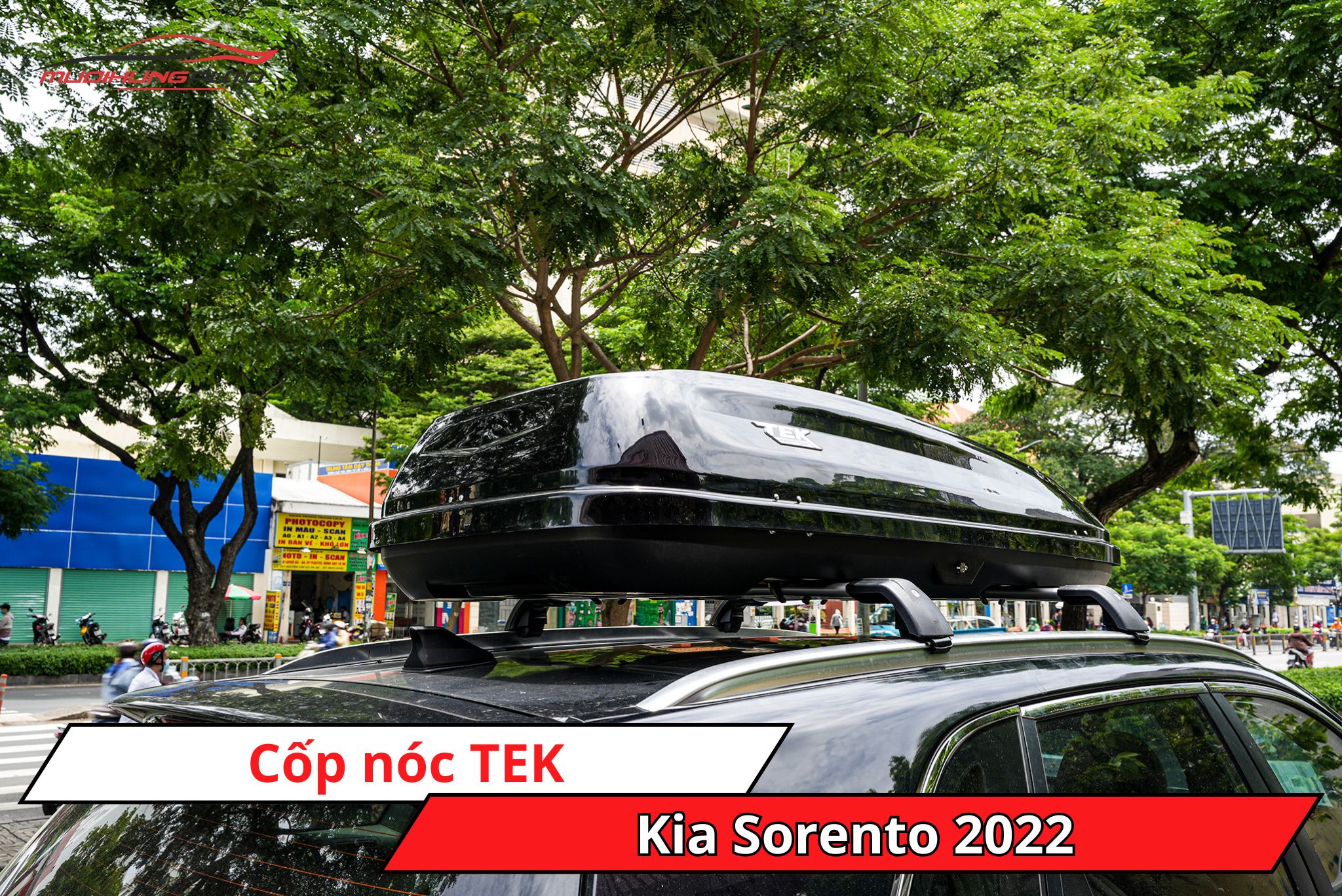 Cốp nóc phi thuyền TEK cho xe Kia Sorento 2022