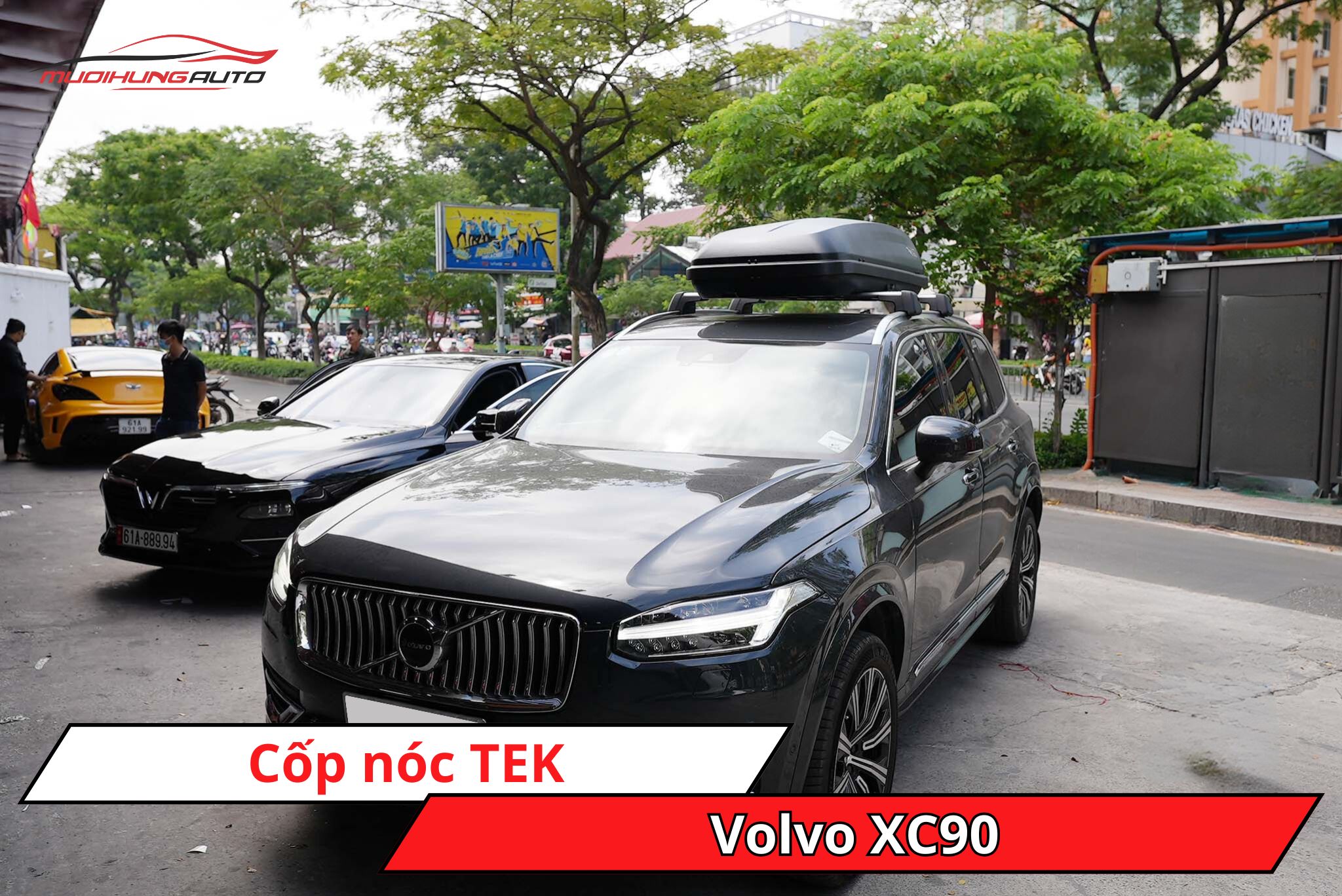 Cốp nóc phi thuyền TEK cho xe Volvo XC90