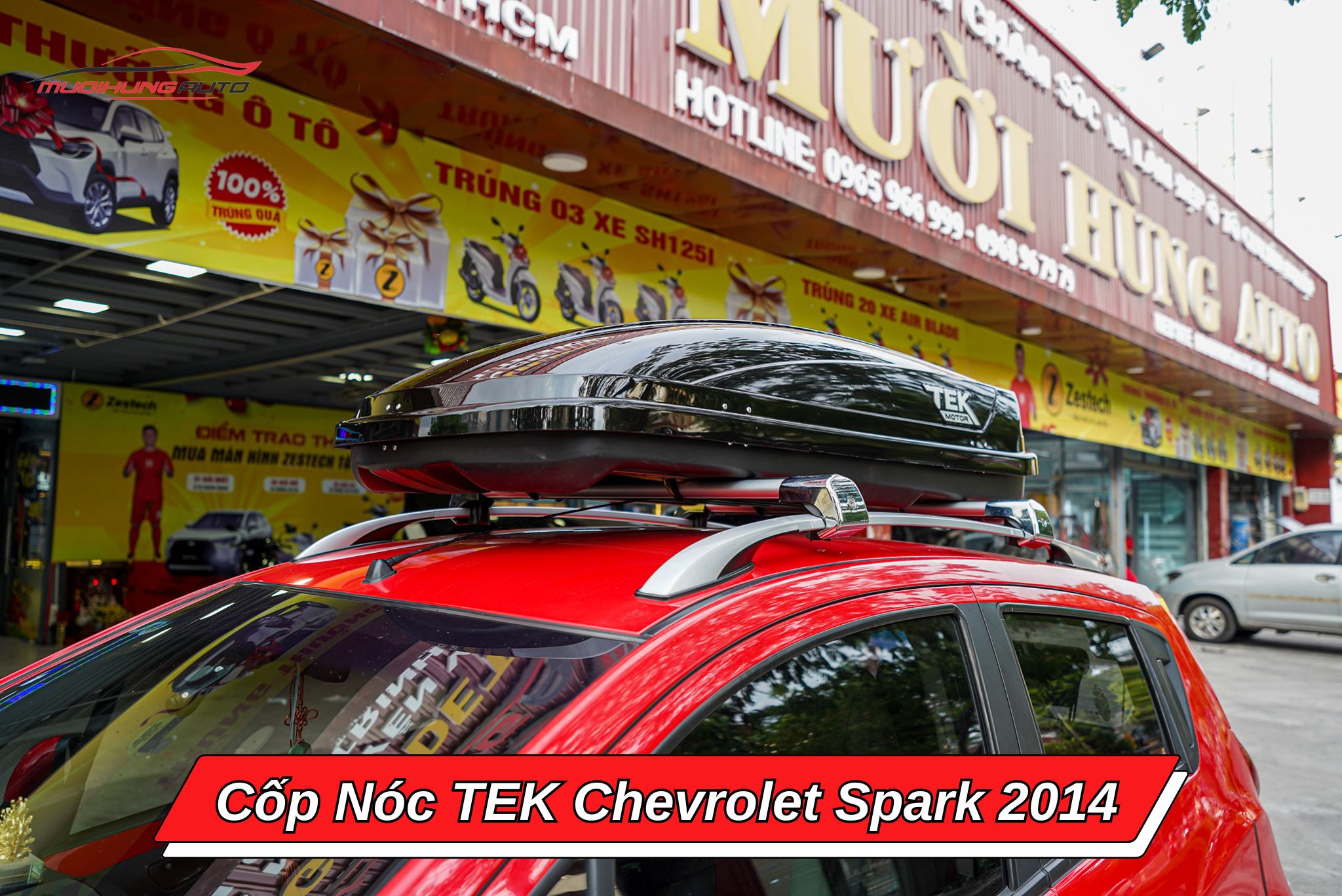 Cốp nóc phi thuyền TEK ô tô Chevrolet Spark 2014