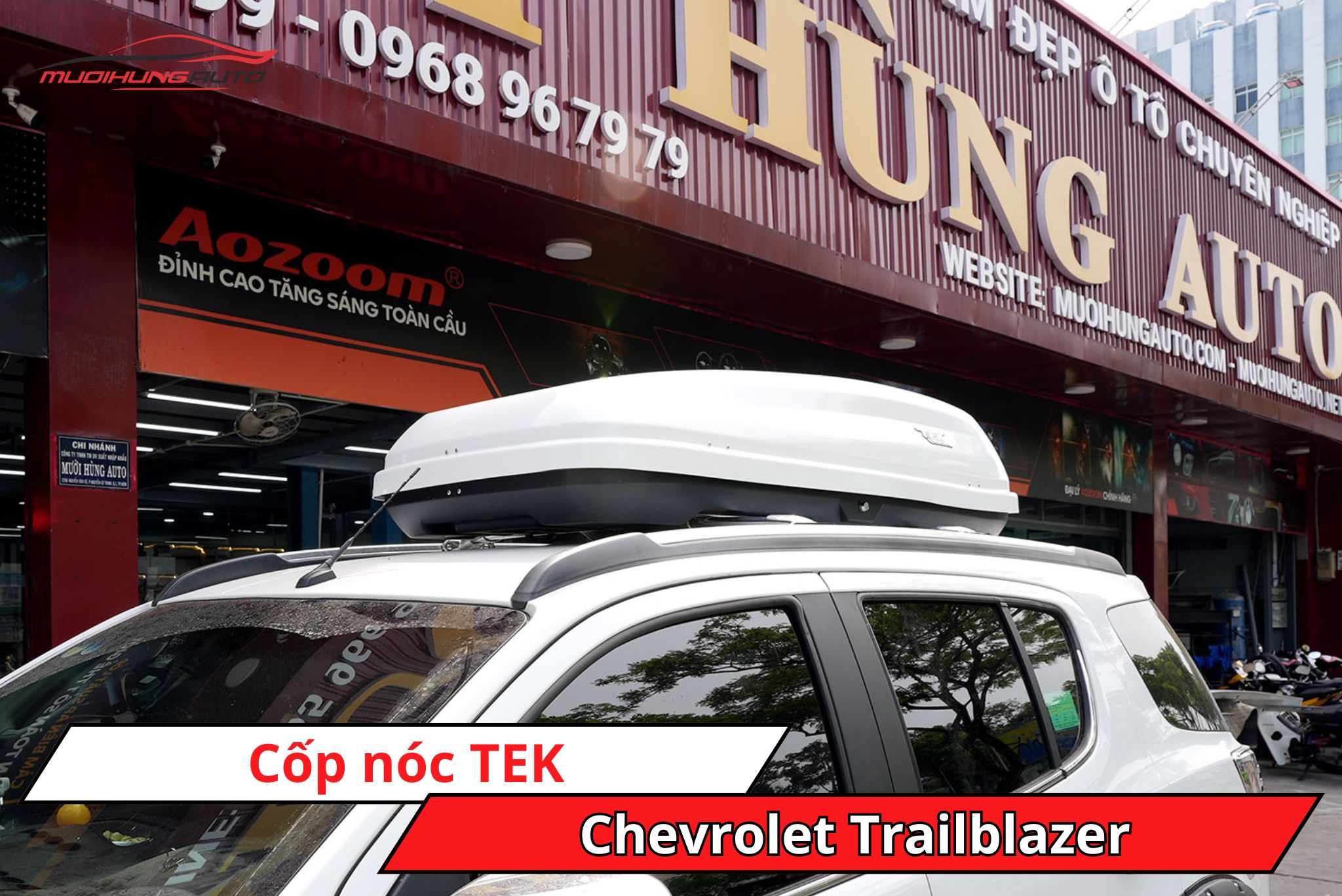 Cốp nóc phi thuyền TEK xe Chevrolet Trailblazer