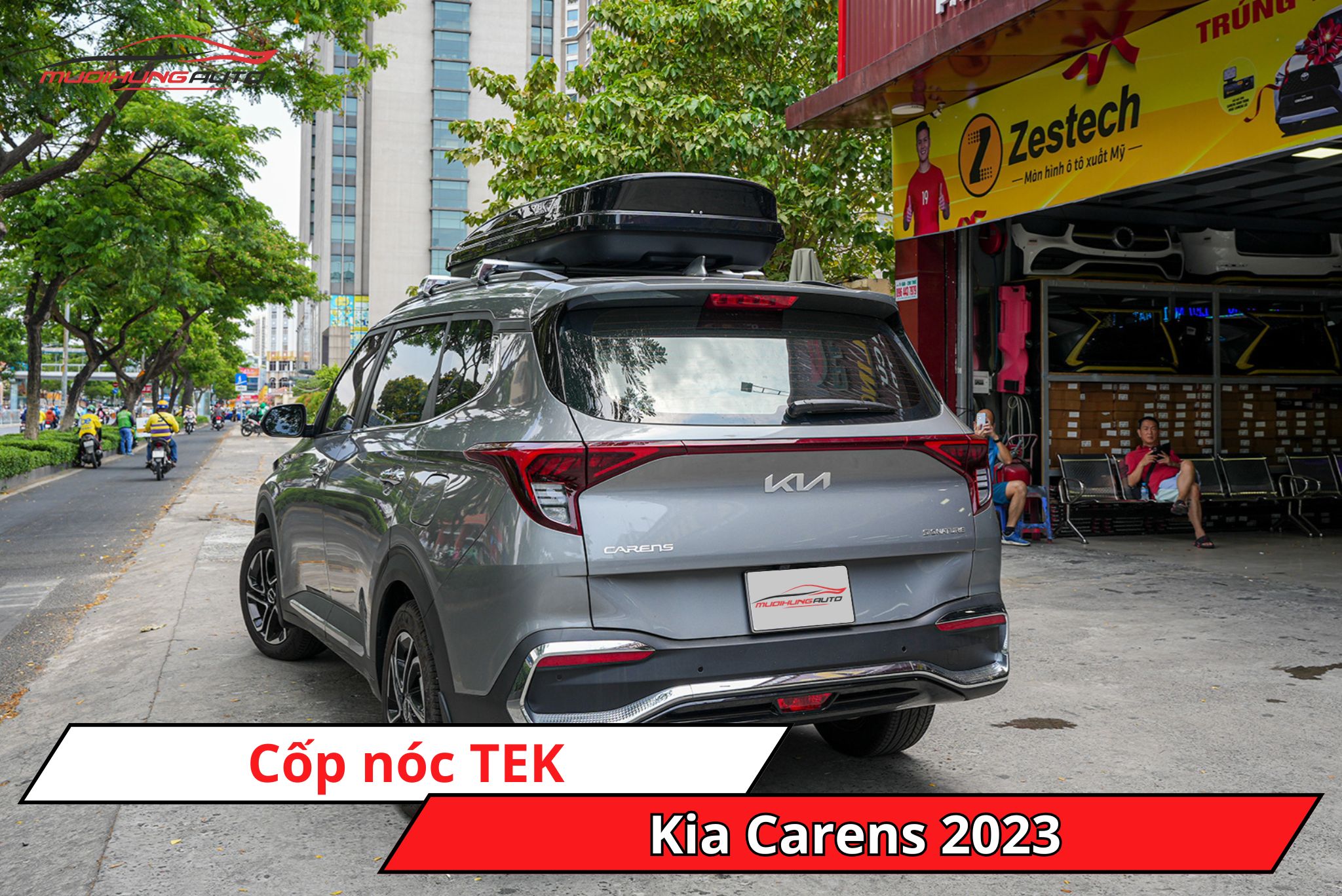Cốp nóc phi thuyền TEK xe Kia Carens 2023