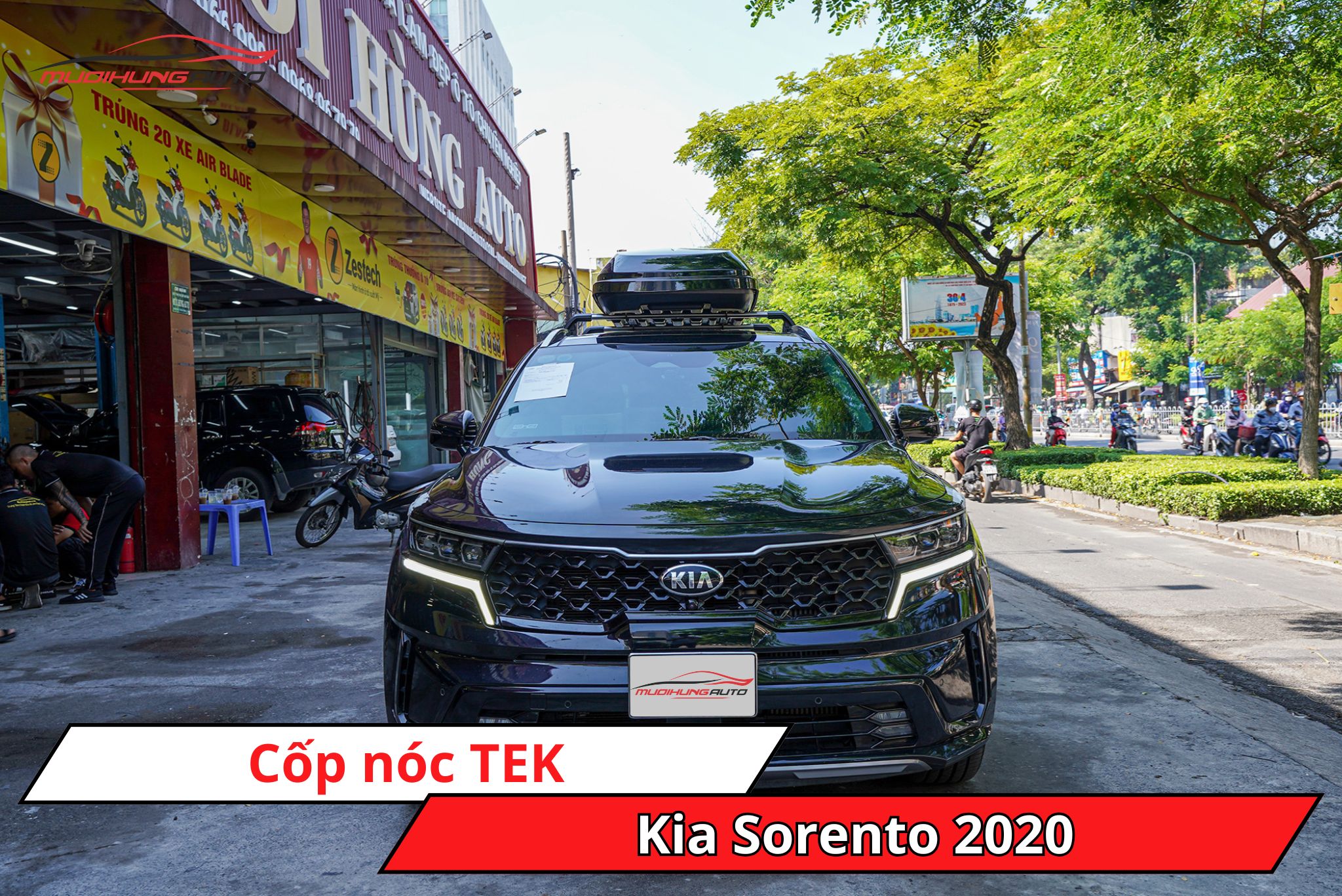 Cốp nóc phi thuyền TEK xe Kia Sorento 2020