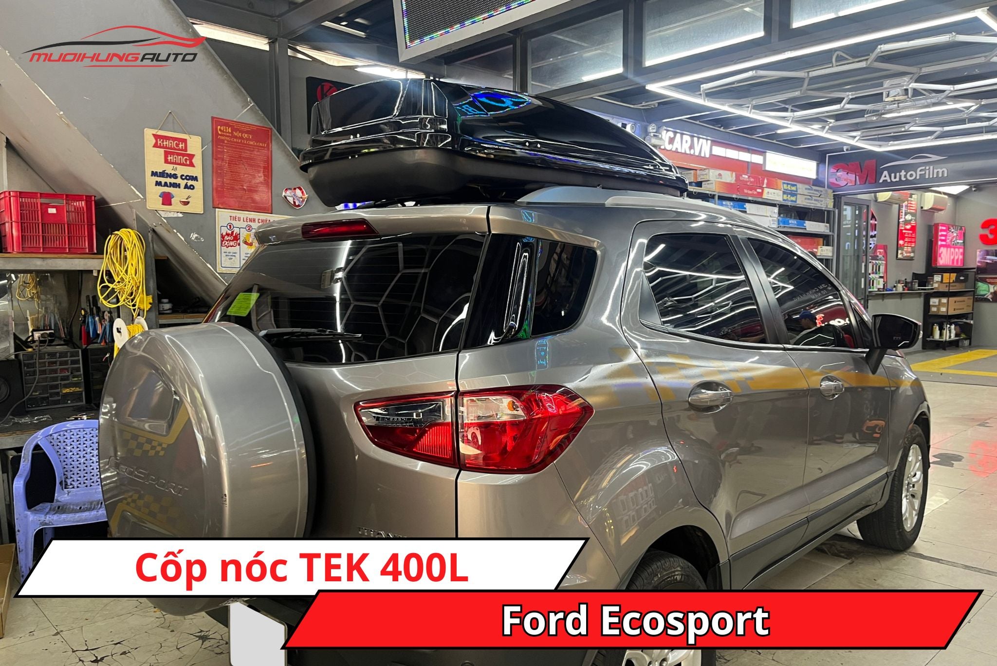 Cốp nóc TEK 400L cho Ford Ecosport