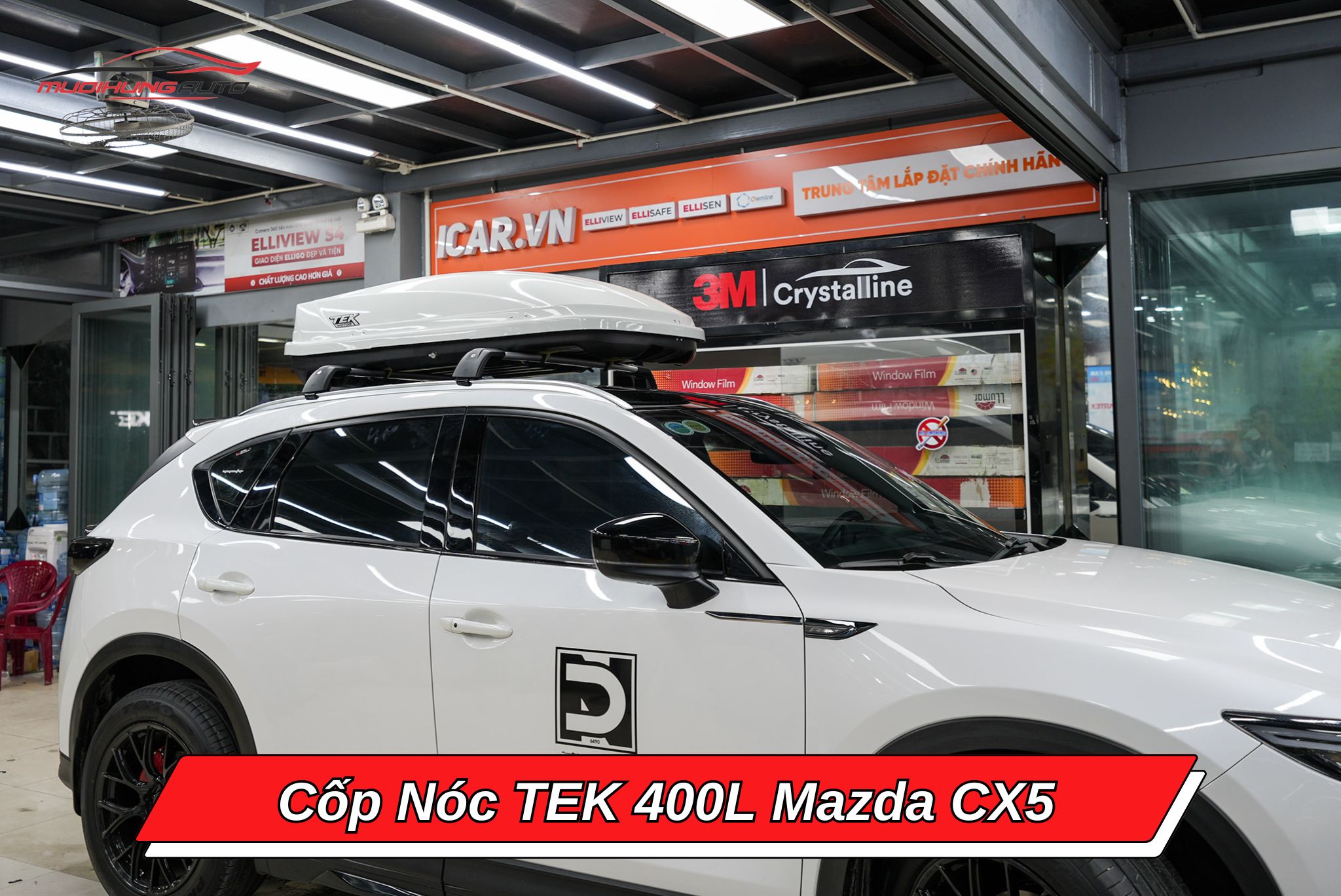 Cốp nóc TEK 400l cho ô tô Mazda CX5