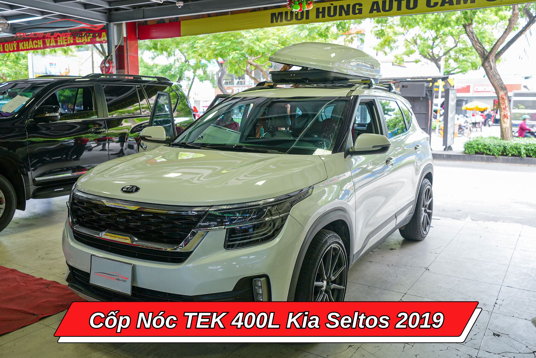 Cốp nóc TEK 400l xe Kia Seltos 2019