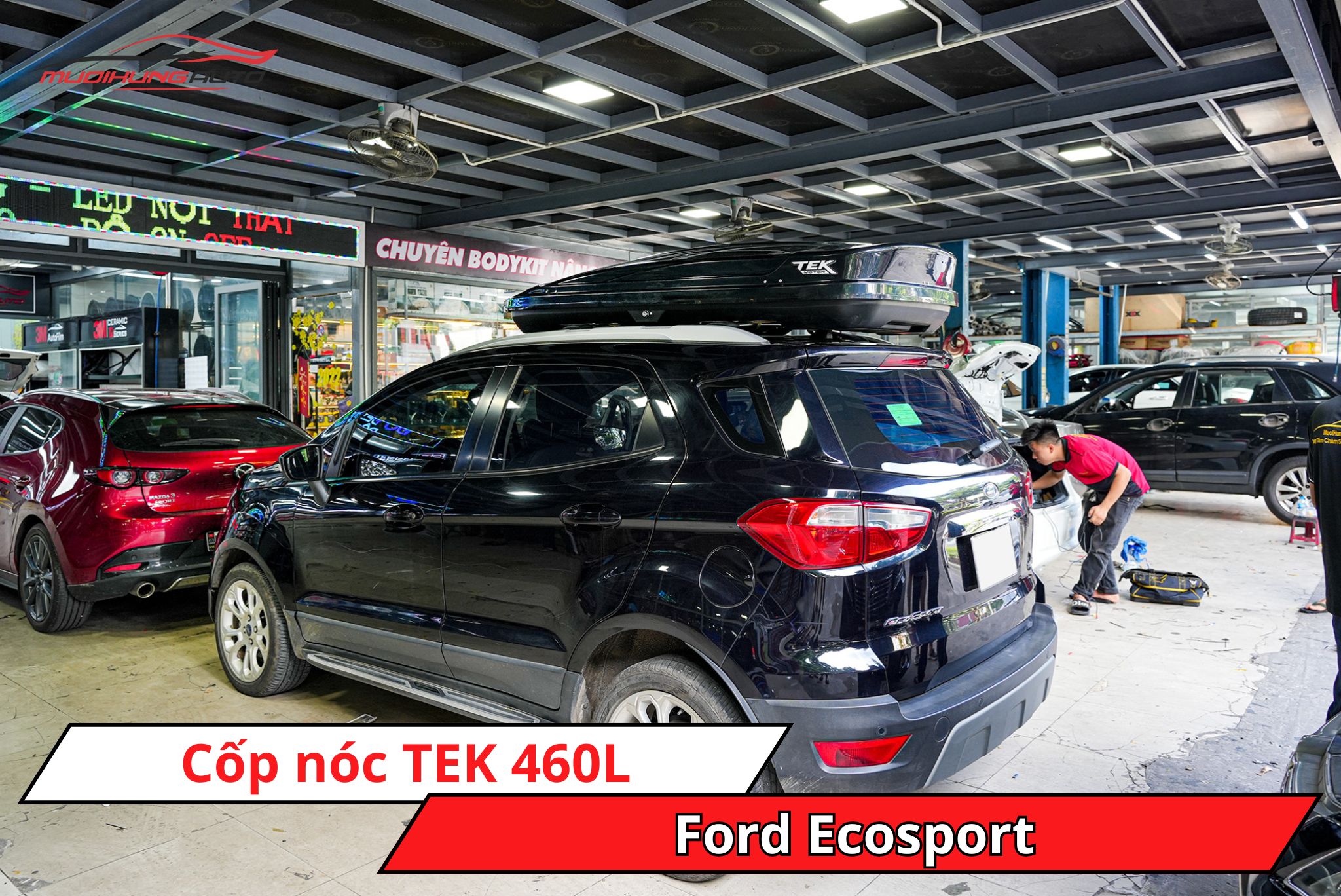 Cốp nóc TEK 460L cho Ford Ecosport