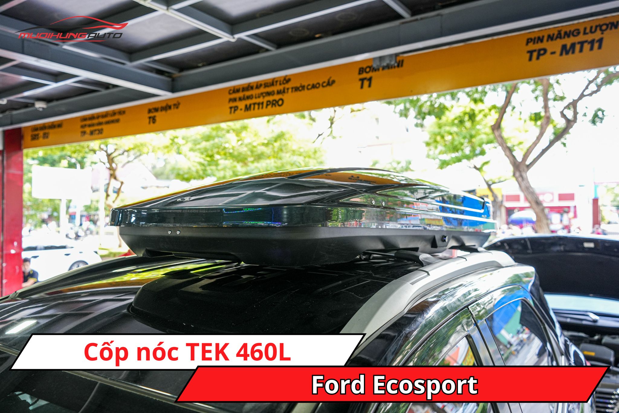 Cốp nóc TEK 460L cho ô tô Ford Ecosport