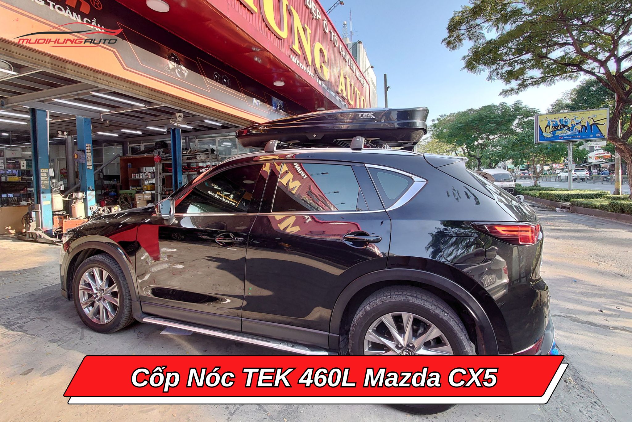Cốp nóc TEK 460l cho ô tô Mazda CX5
