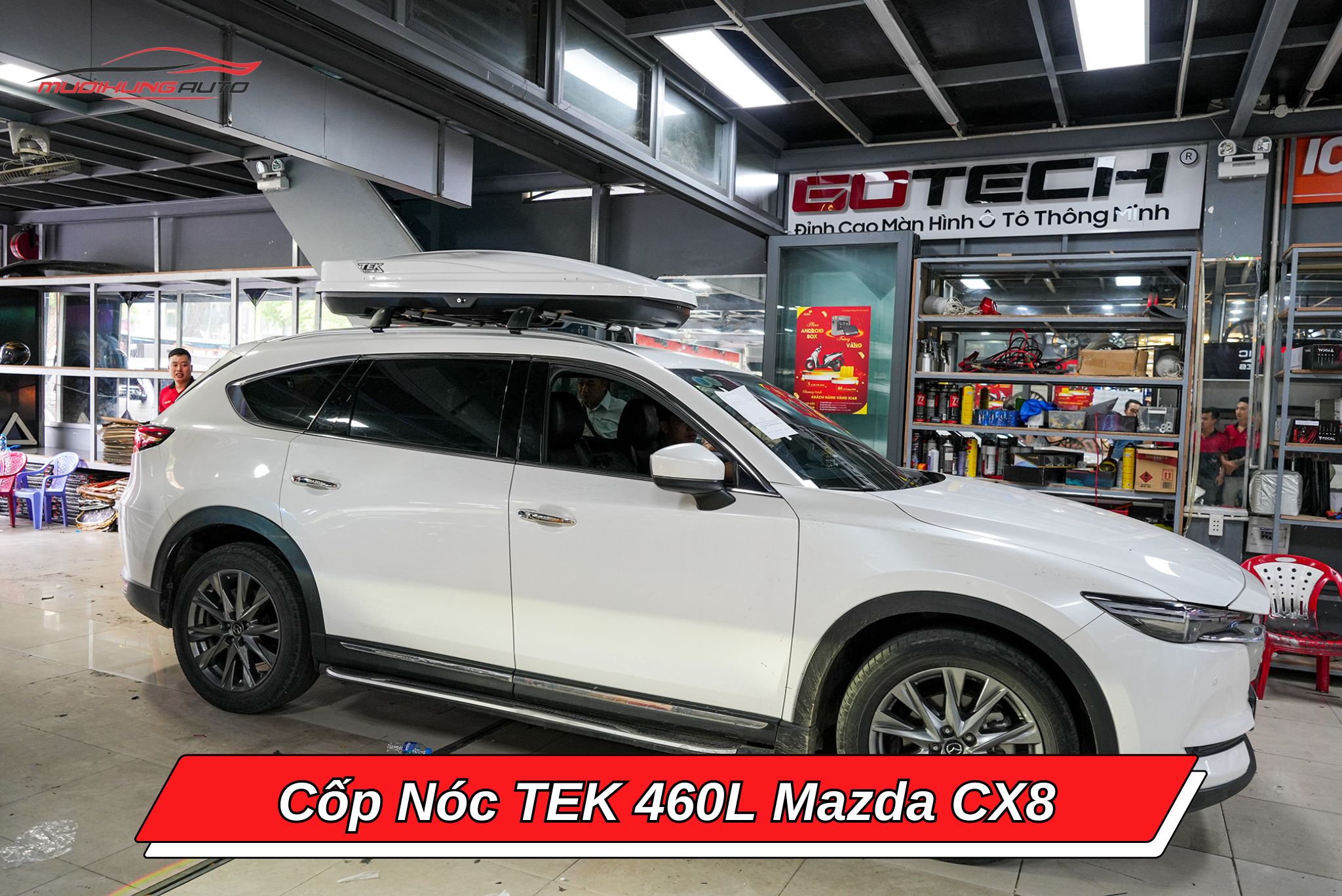 Cốp nóc TEK 460l cho ô tô Mazda CX8