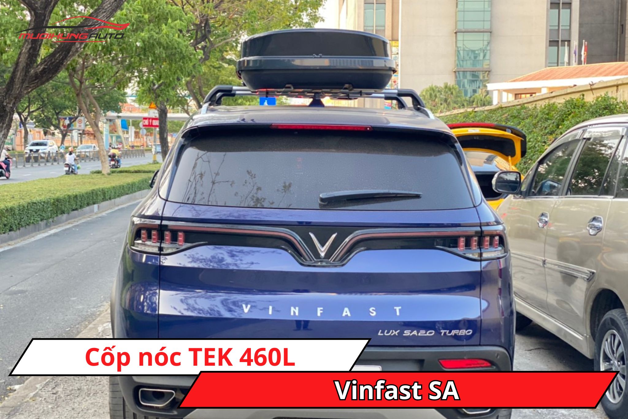 Cốp nóc TEK 460L cho ô tô Vinfast SA