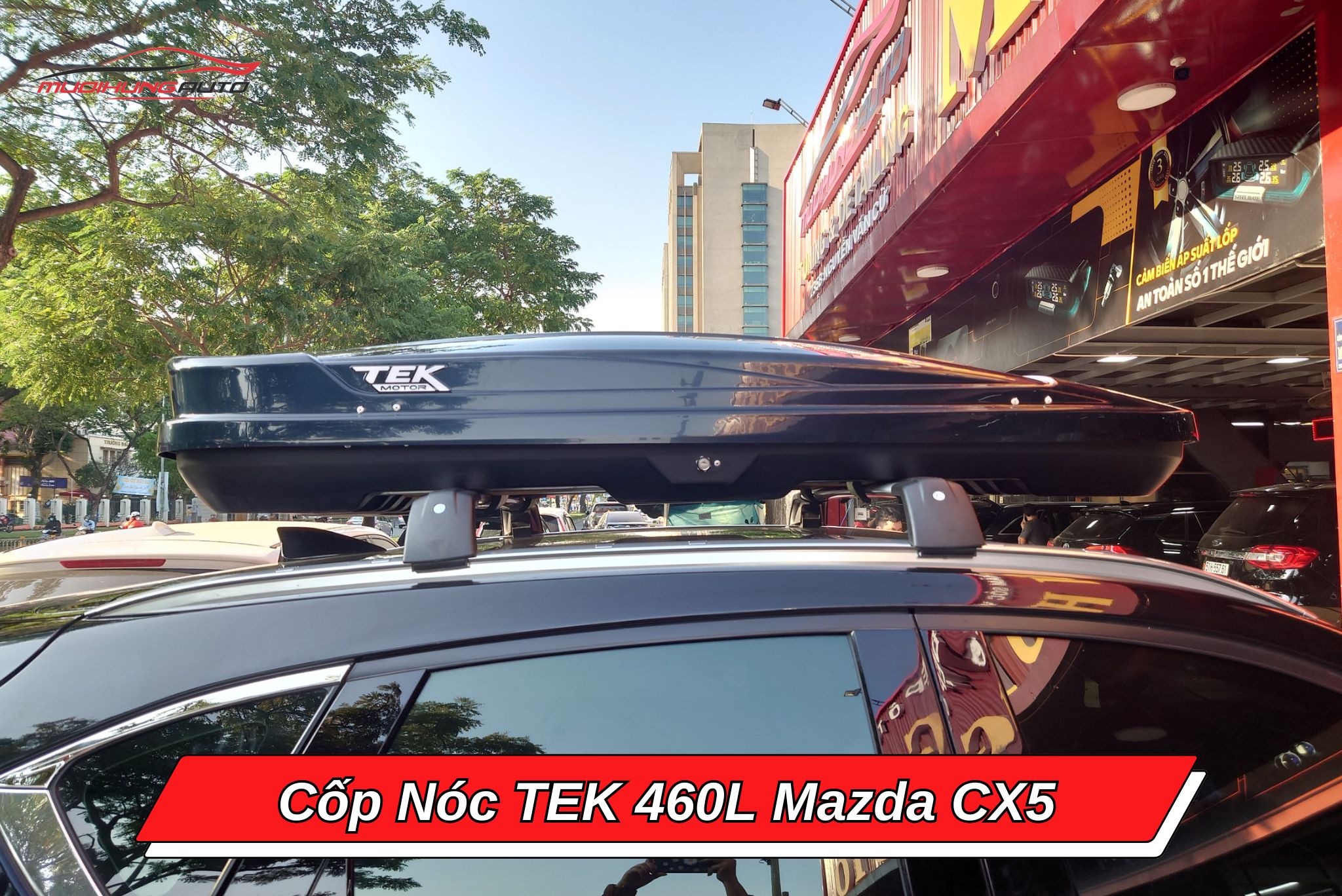 Cốp nóc TEK 460l ô tô Mazda CX5