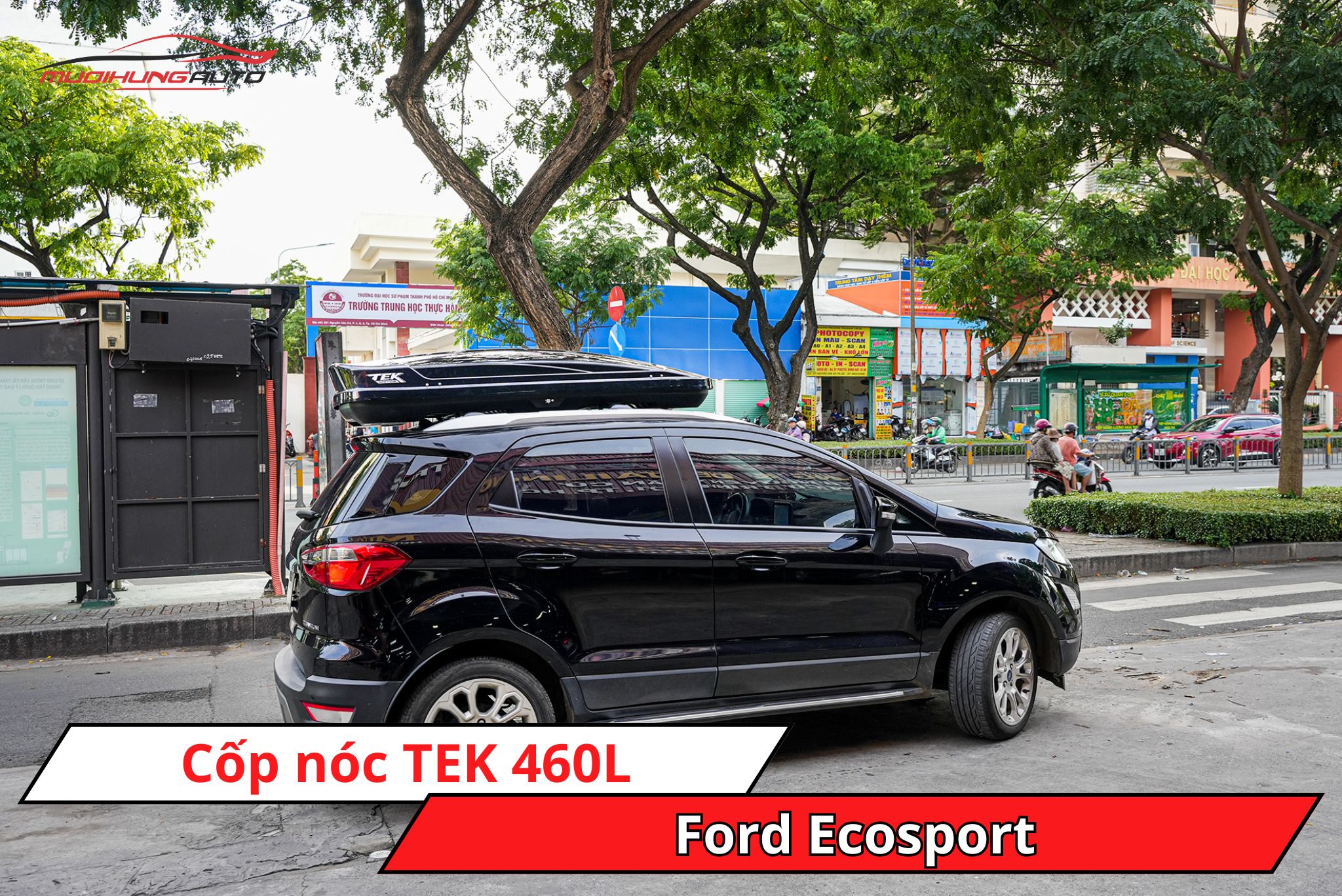 Cốp nóc TEK 460L xe Ford Ecosport