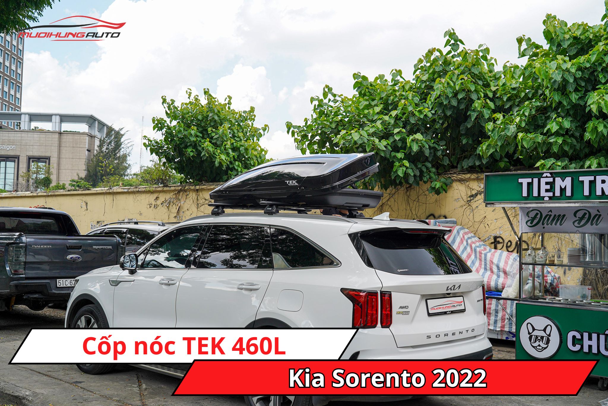 Cốp nóc TEK 460L xe Kia Sorento 2022
