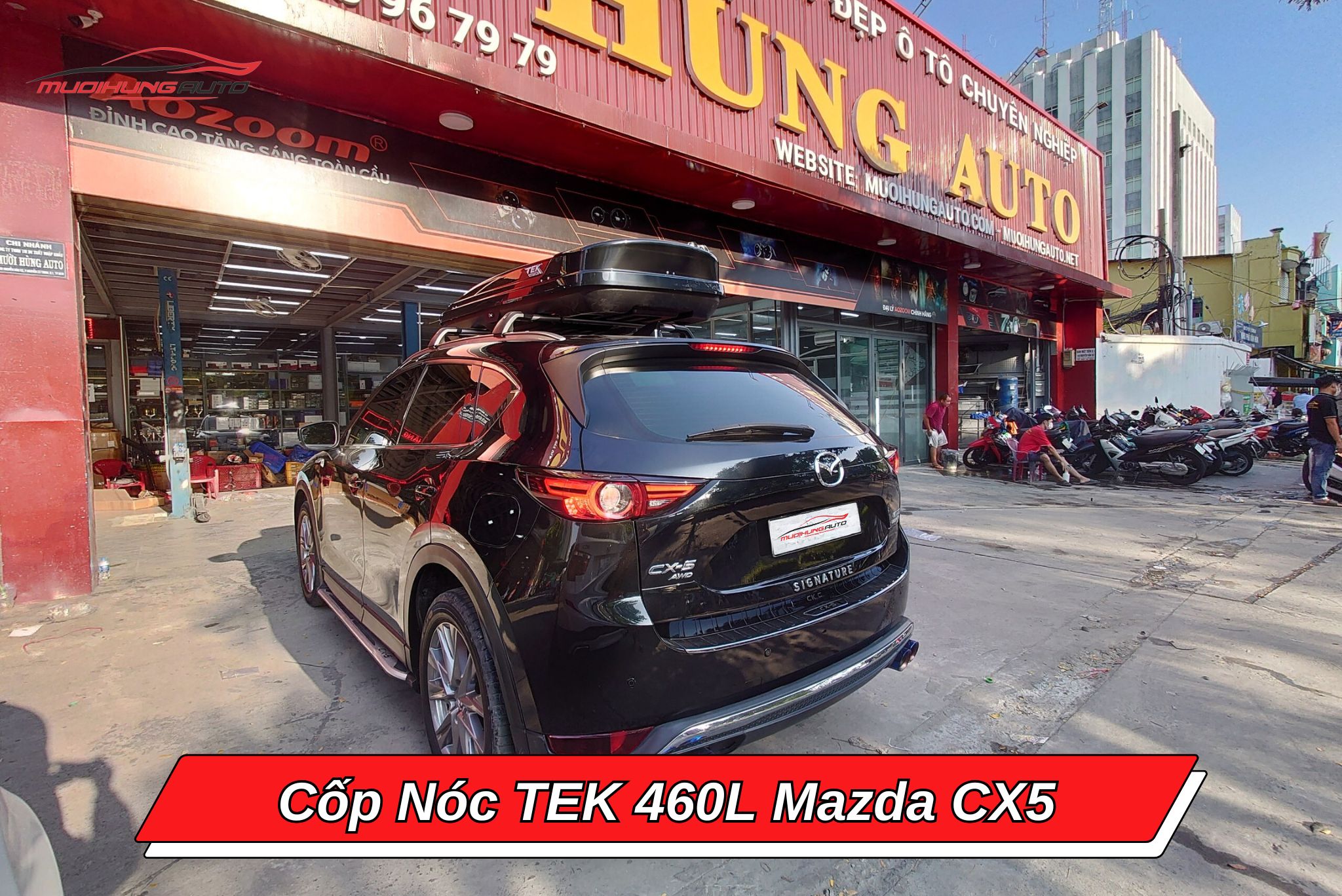 Cốp nóc TEK 460l xe Mazda CX5