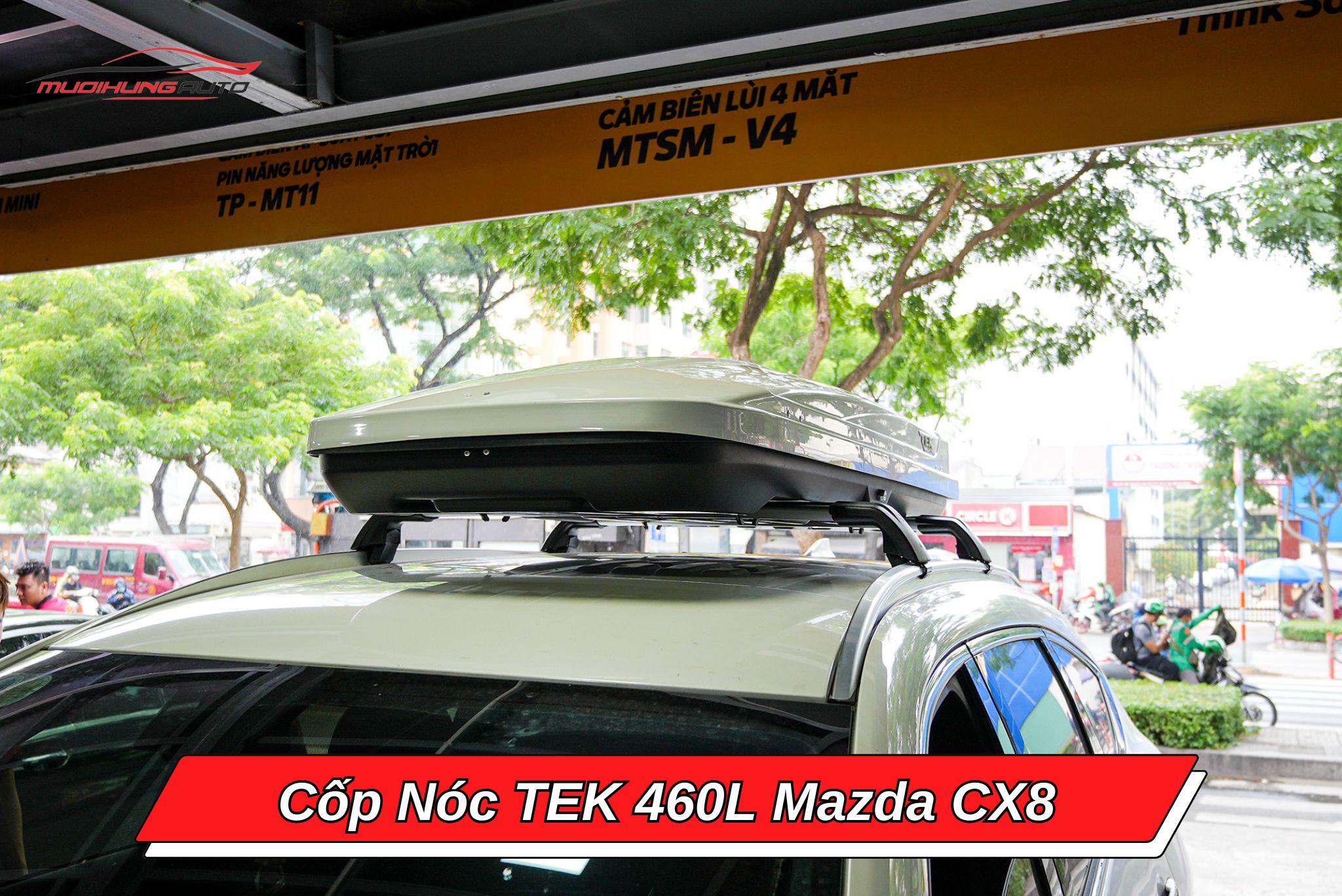 Cốp nóc TEK 460l xe Mazda CX8