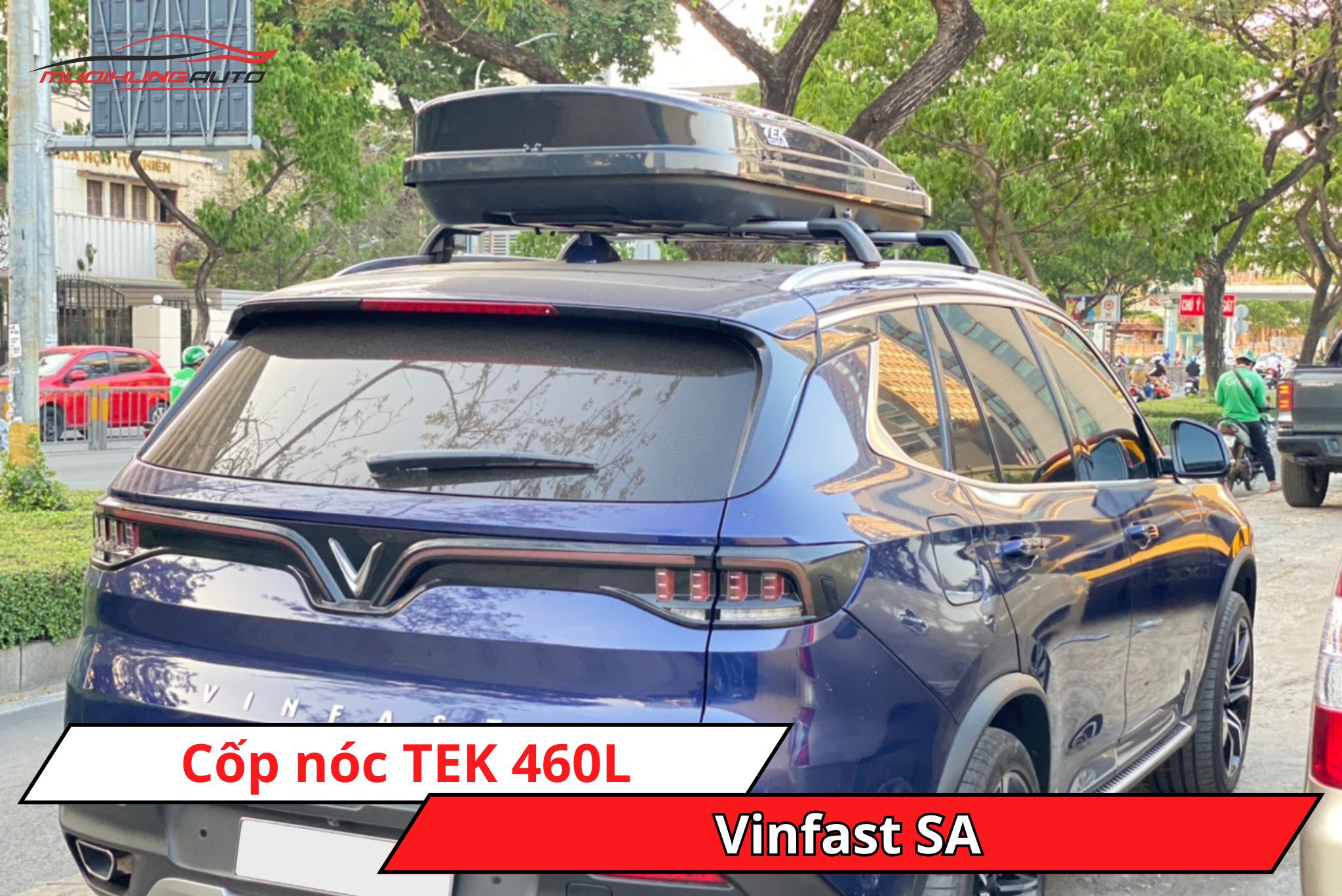 Cốp nóc TEK 460L xe Vinfast SA