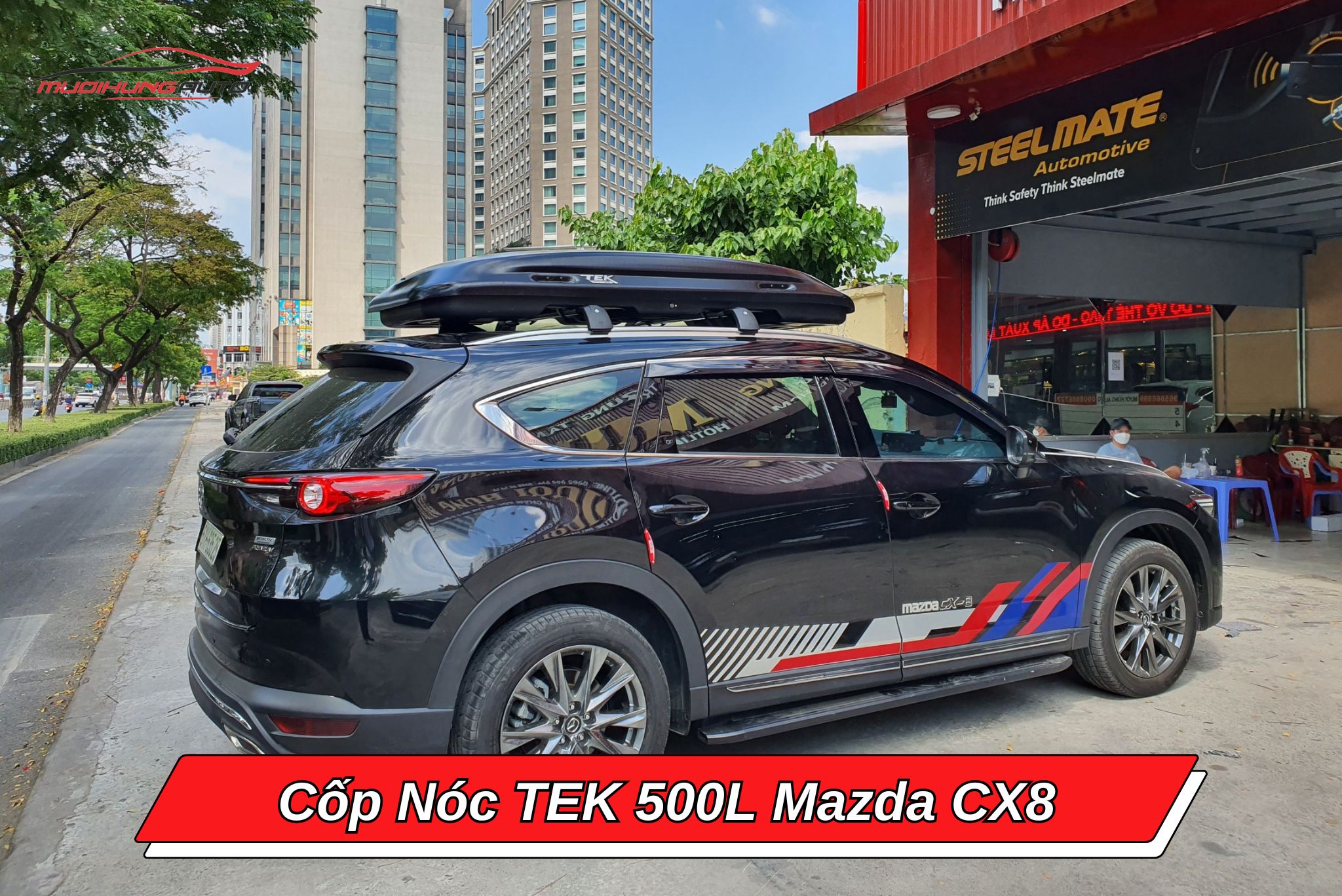 Cốp nóc TEK 500l cho Mazda CX8