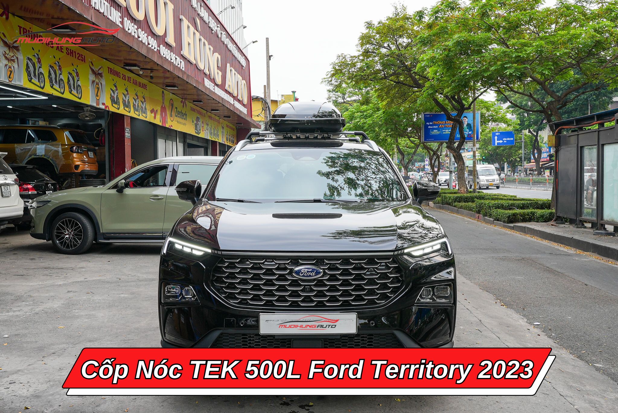 Cốp nóc TEK 500l cho ô tô Ford Territory 2023