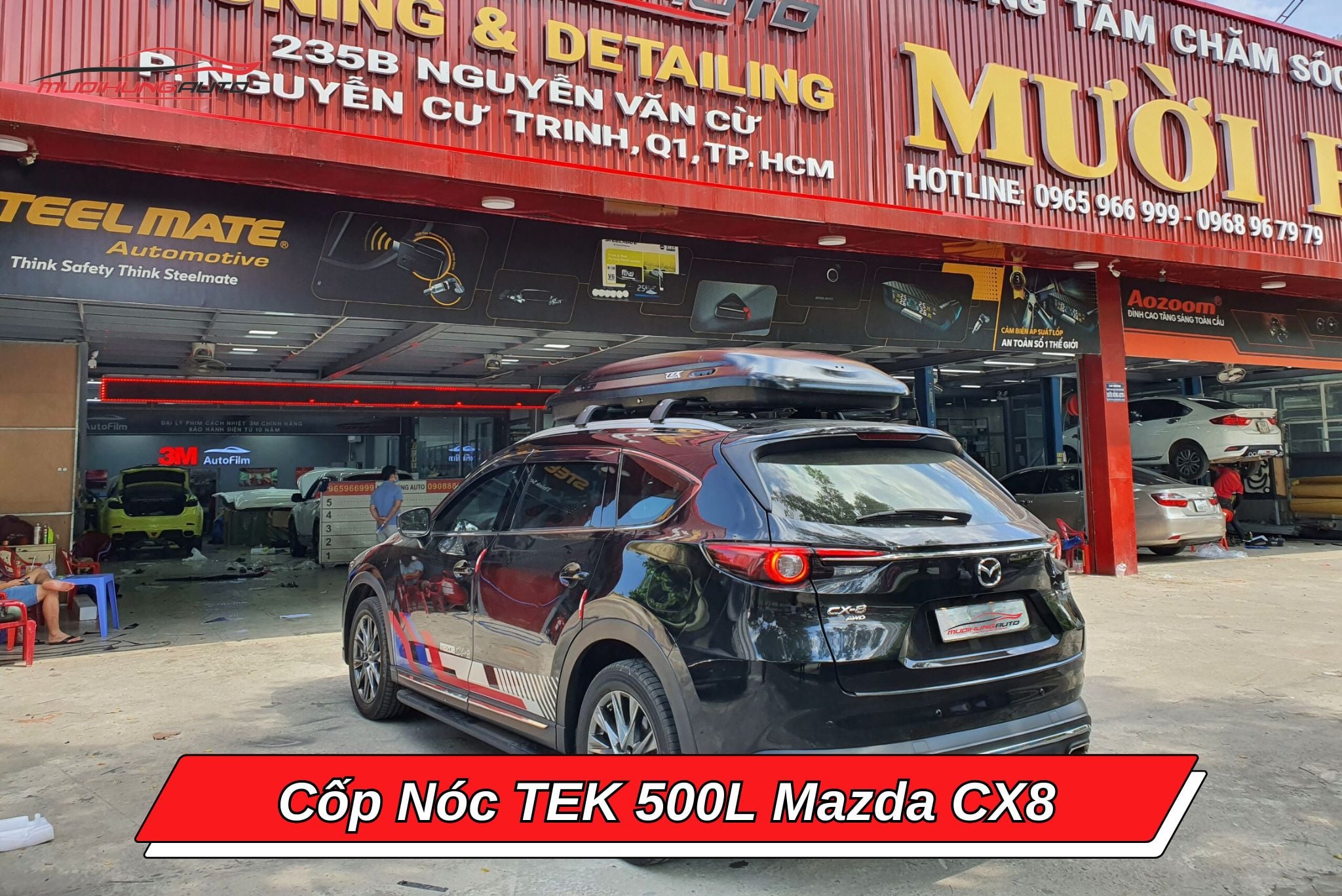 Cốp nóc TEK 500l cho ô tô Mazda CX8